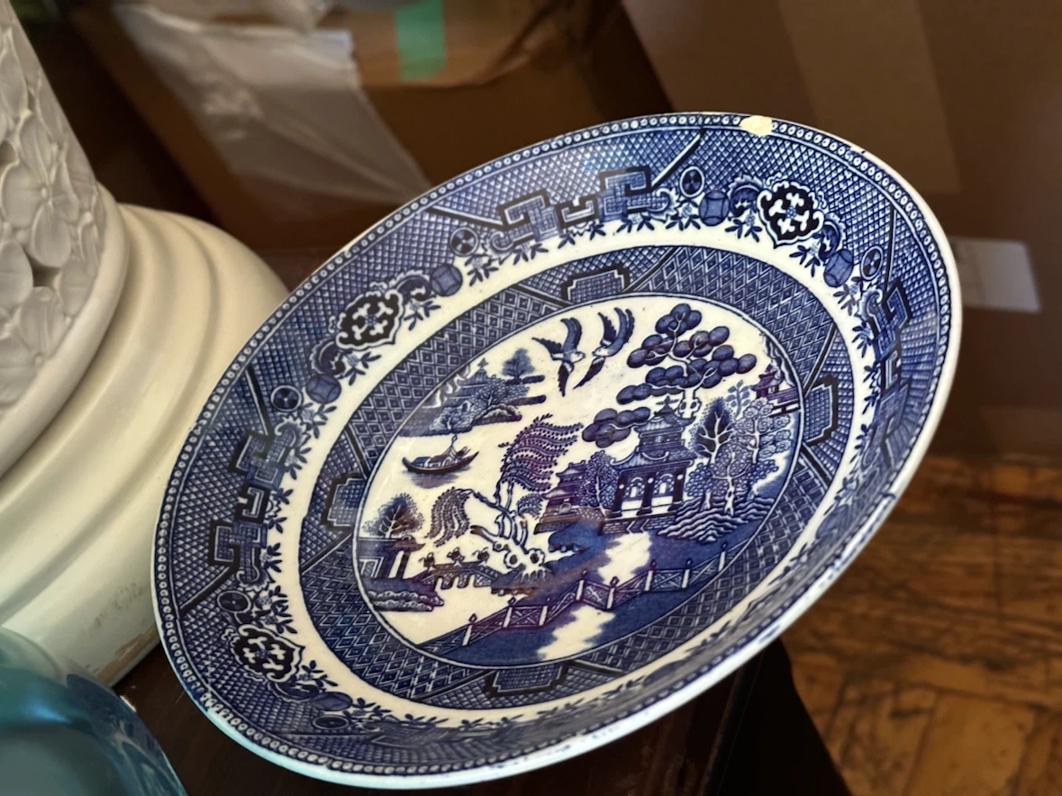 Large cup and saucer W. Adams & Sons Tunstall Staffordshire - photo 5