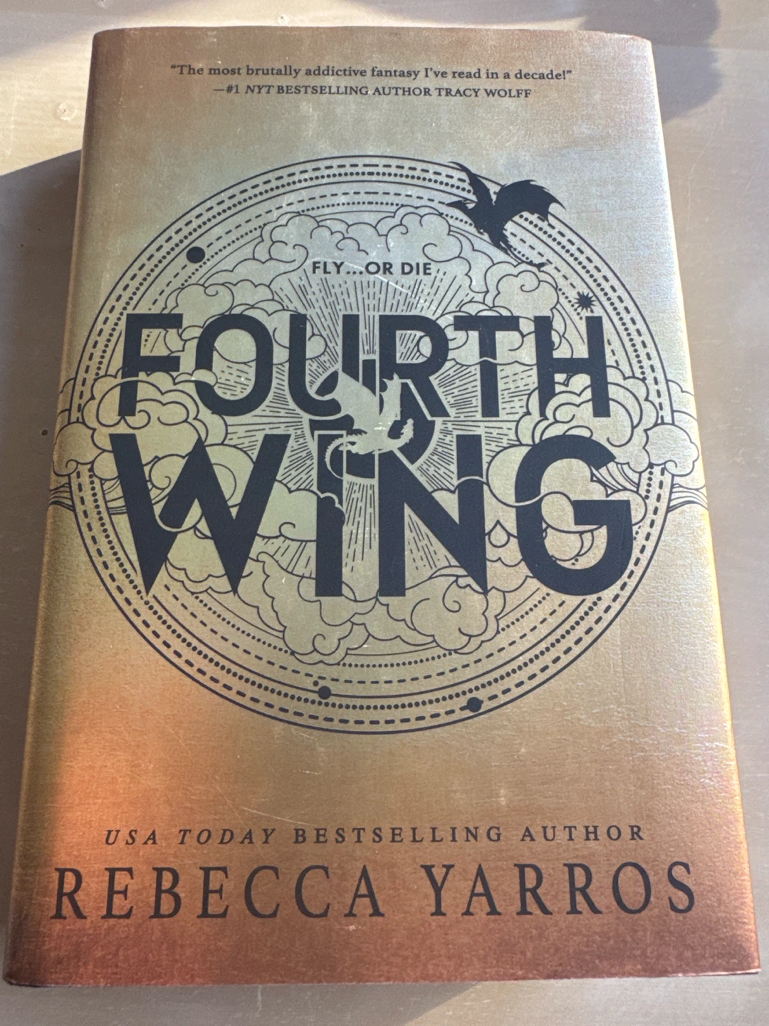 Fourth Wing by Rebecca Yarros Paperback Book