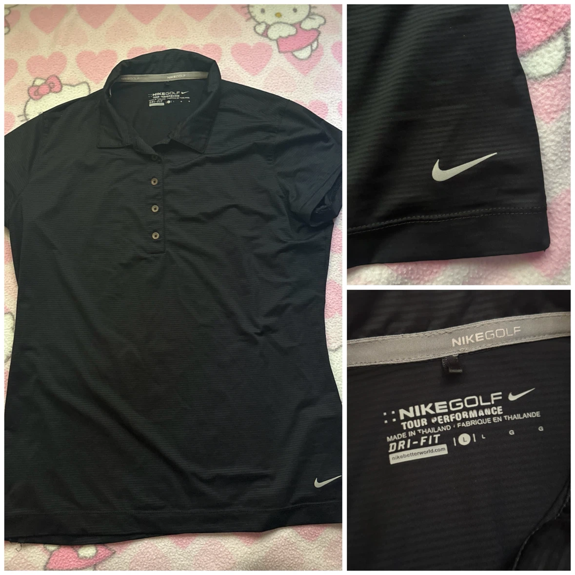 Nike Golf - Polo Shirt - *Size Women Large/Black*