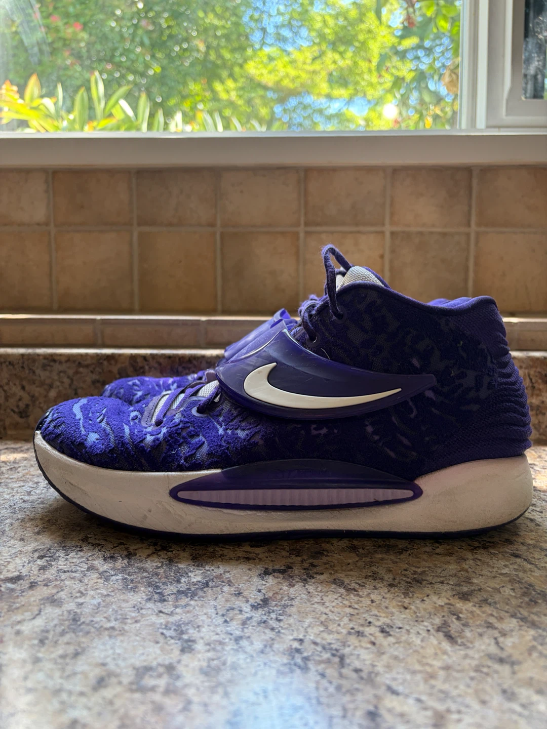 Nike KD 14 Purple Basketball Shoes - photo 3