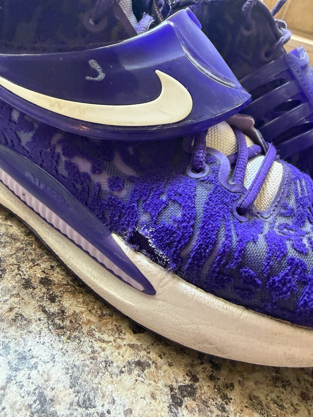 Nike KD 14 Purple Basketball Shoes - photo 5