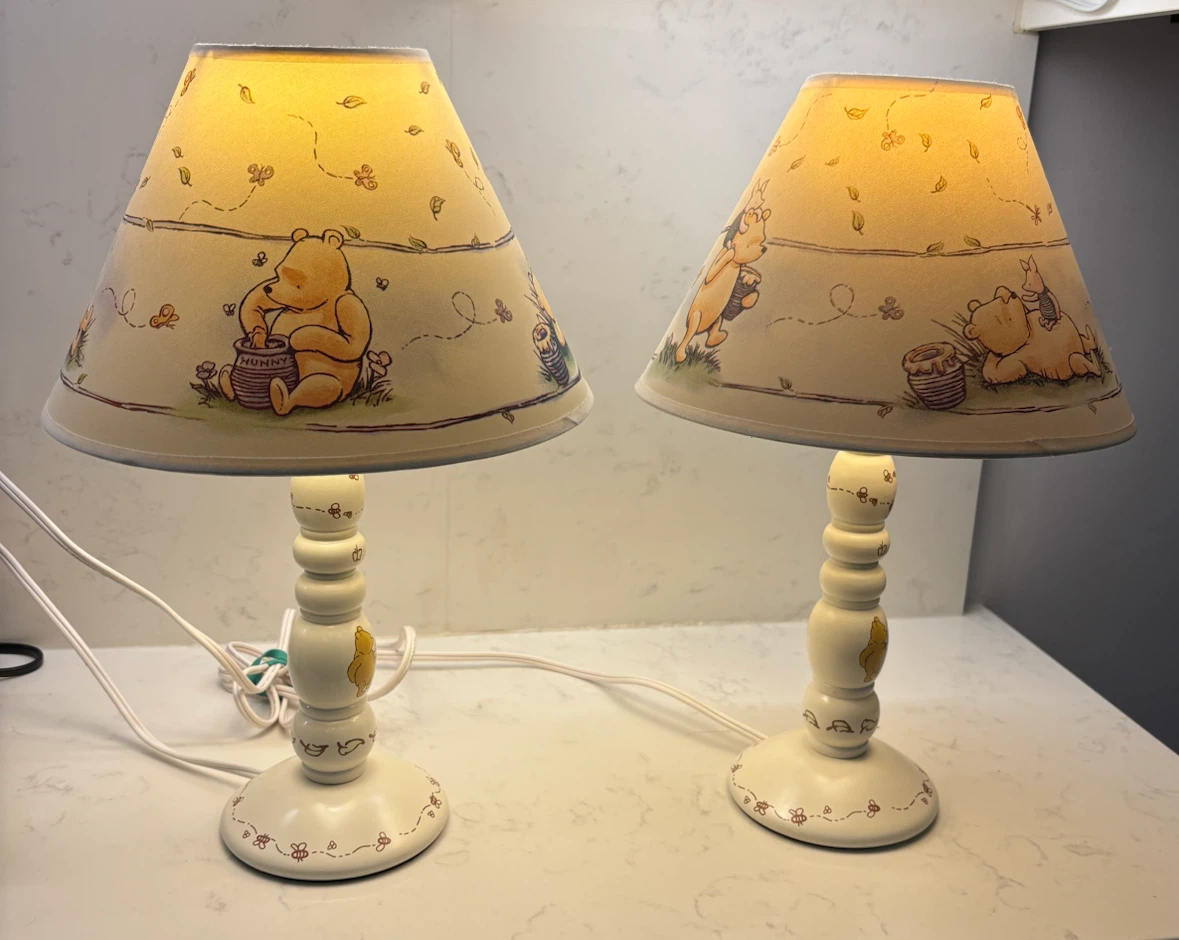 Winnie the Pooh Lamps (Set of 2)