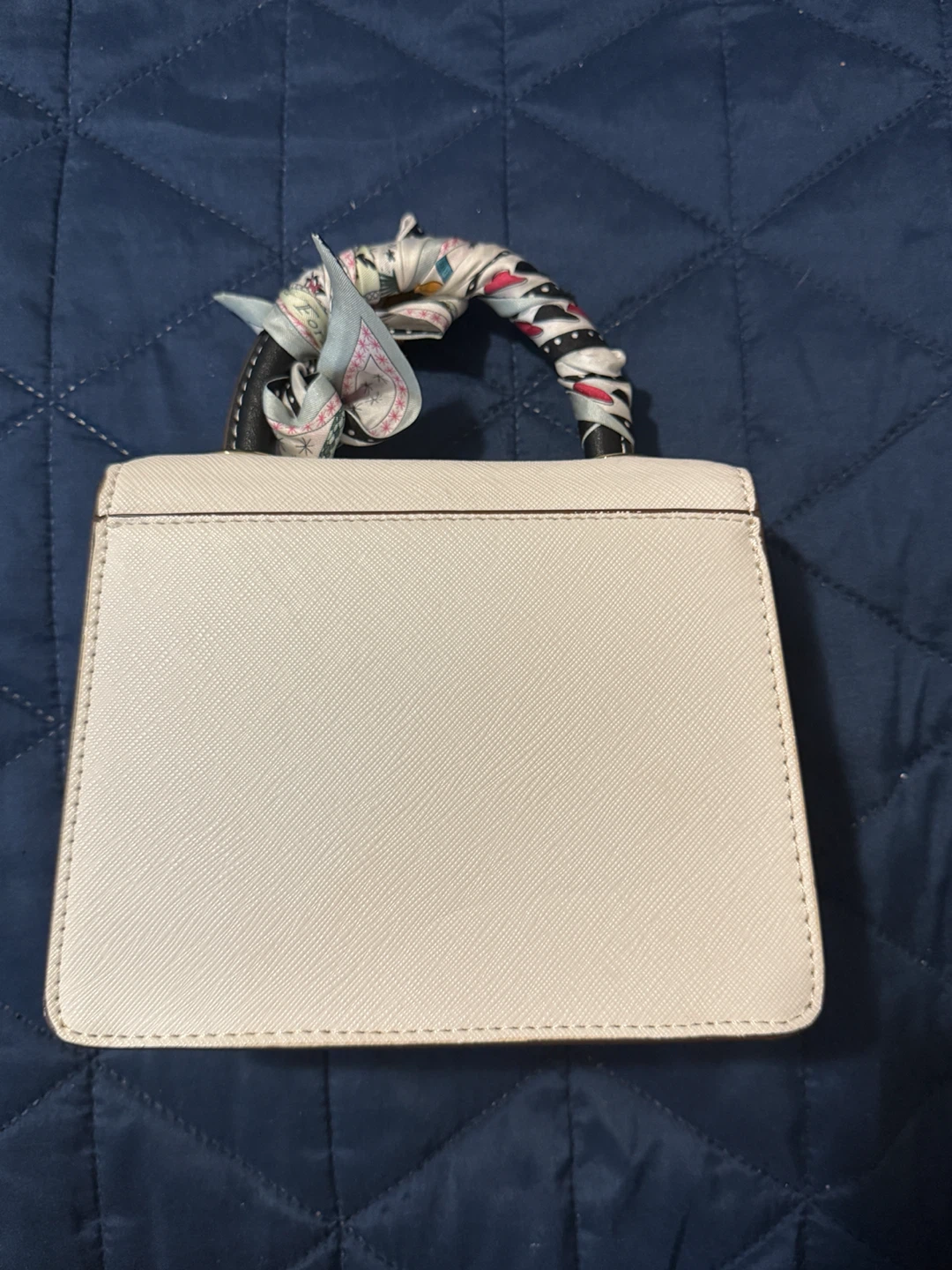 Samantha Vega Handbag with Scarf Accent - photo 2