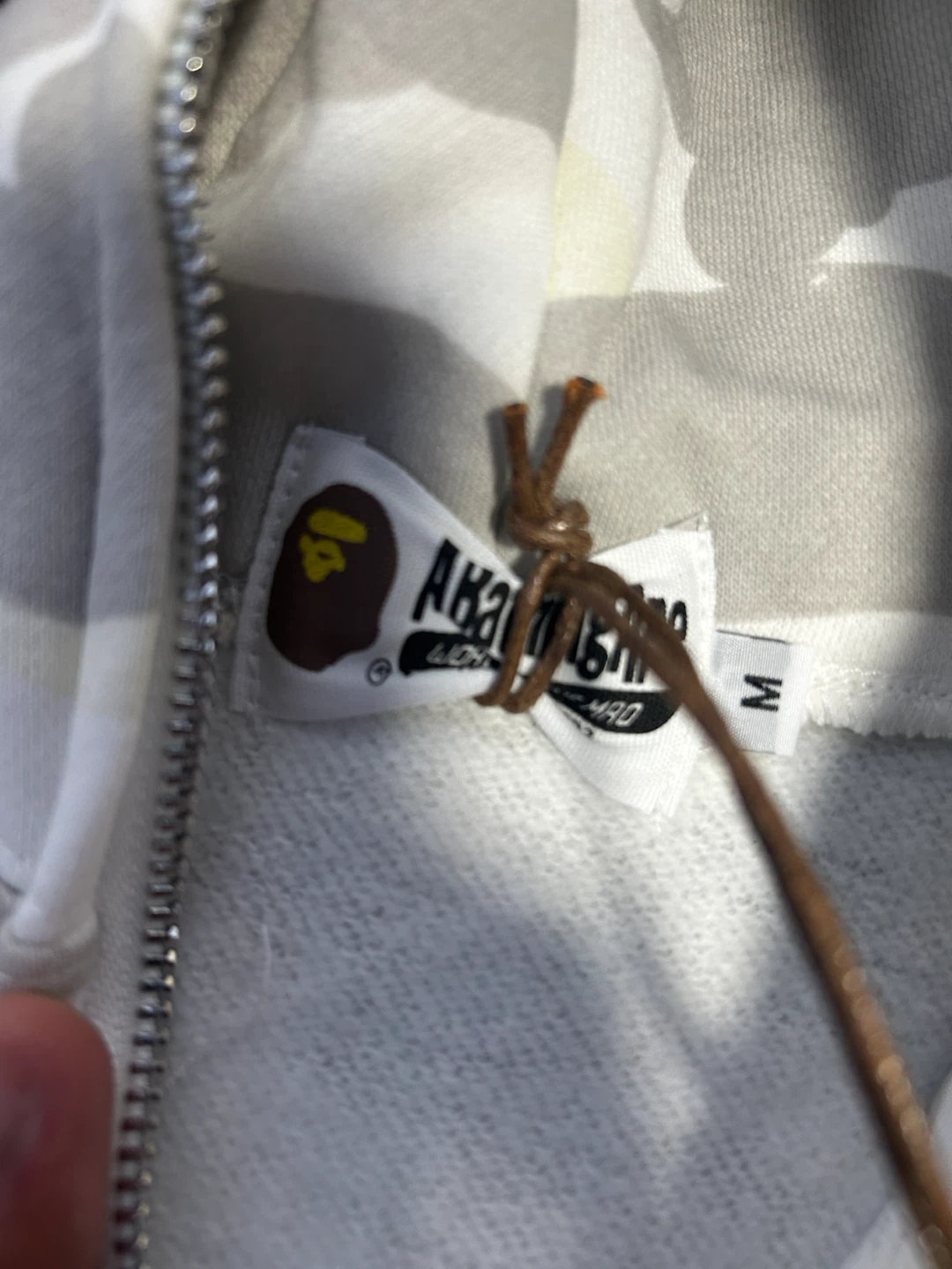 White bape hoodie - photo 3