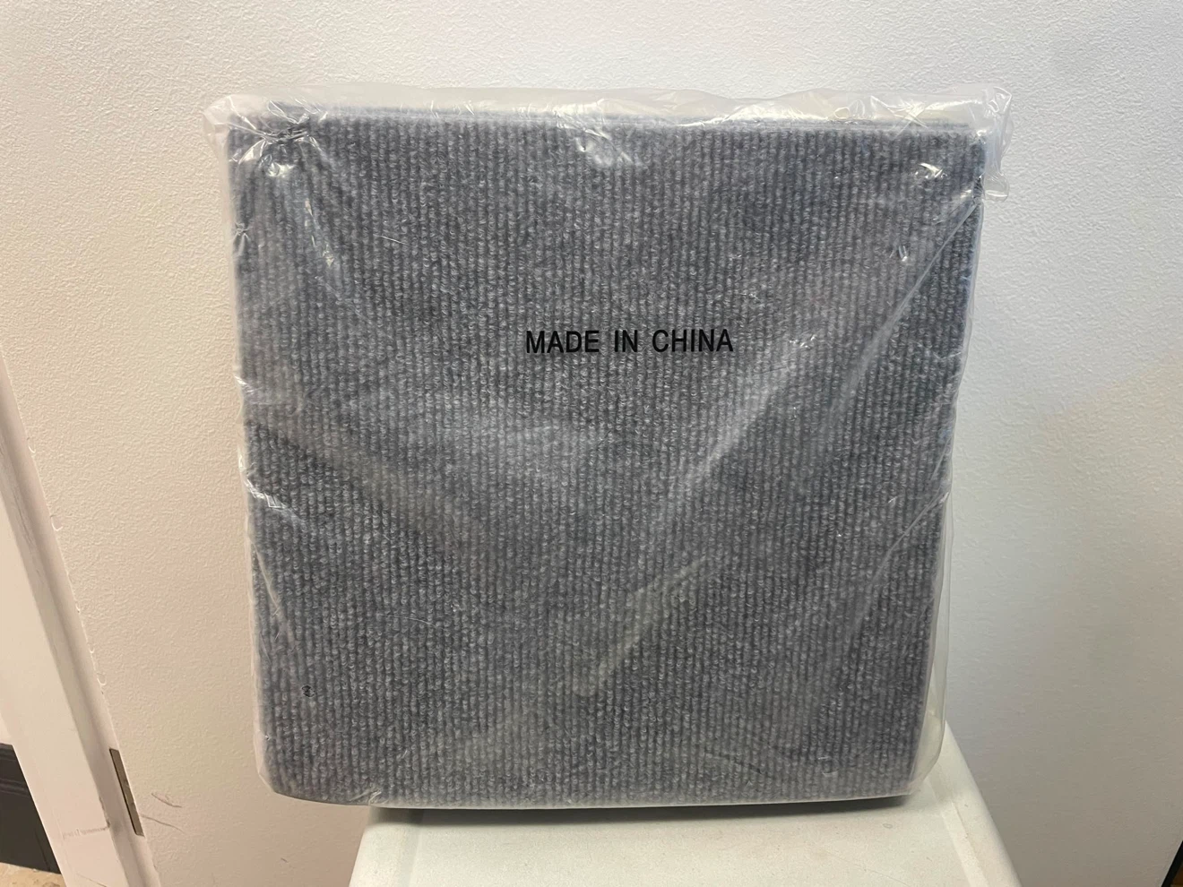 Pack of grey floor mats