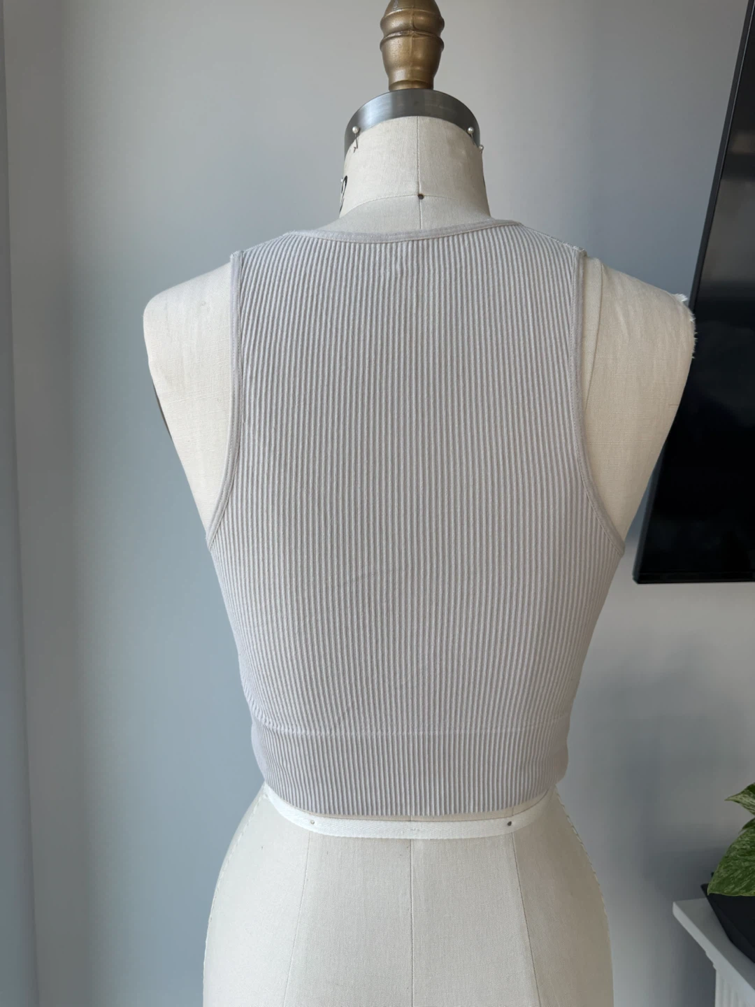 GARAGE Ribbed Tank Top - size small - photo 2