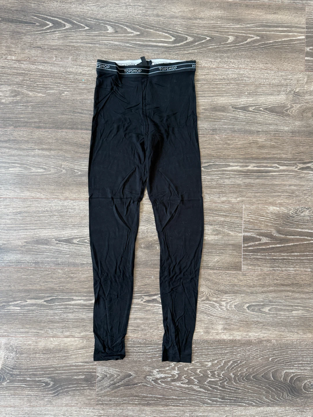 TOPSHOP Black Leggings size 4