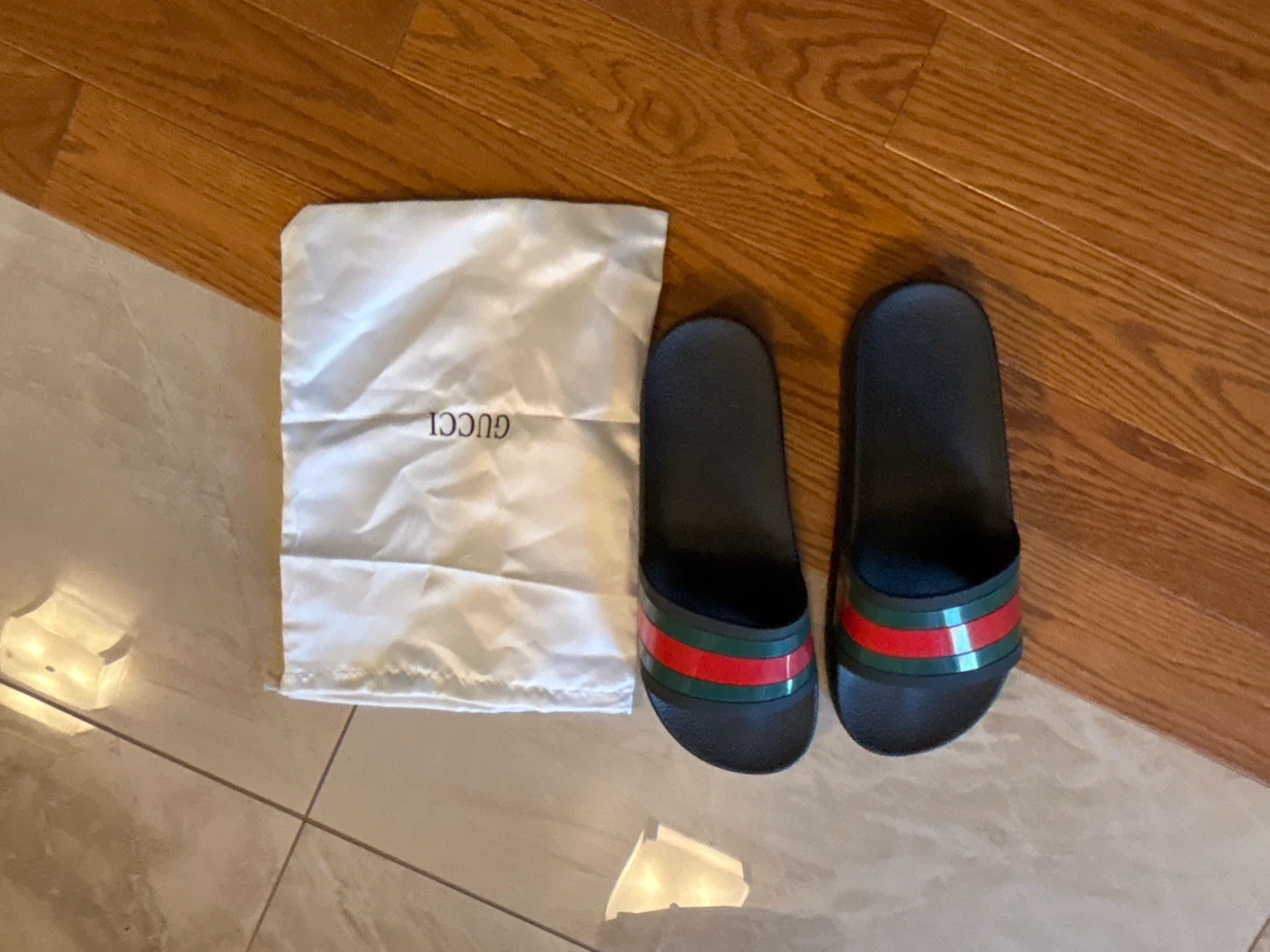 Gucci Black Slides