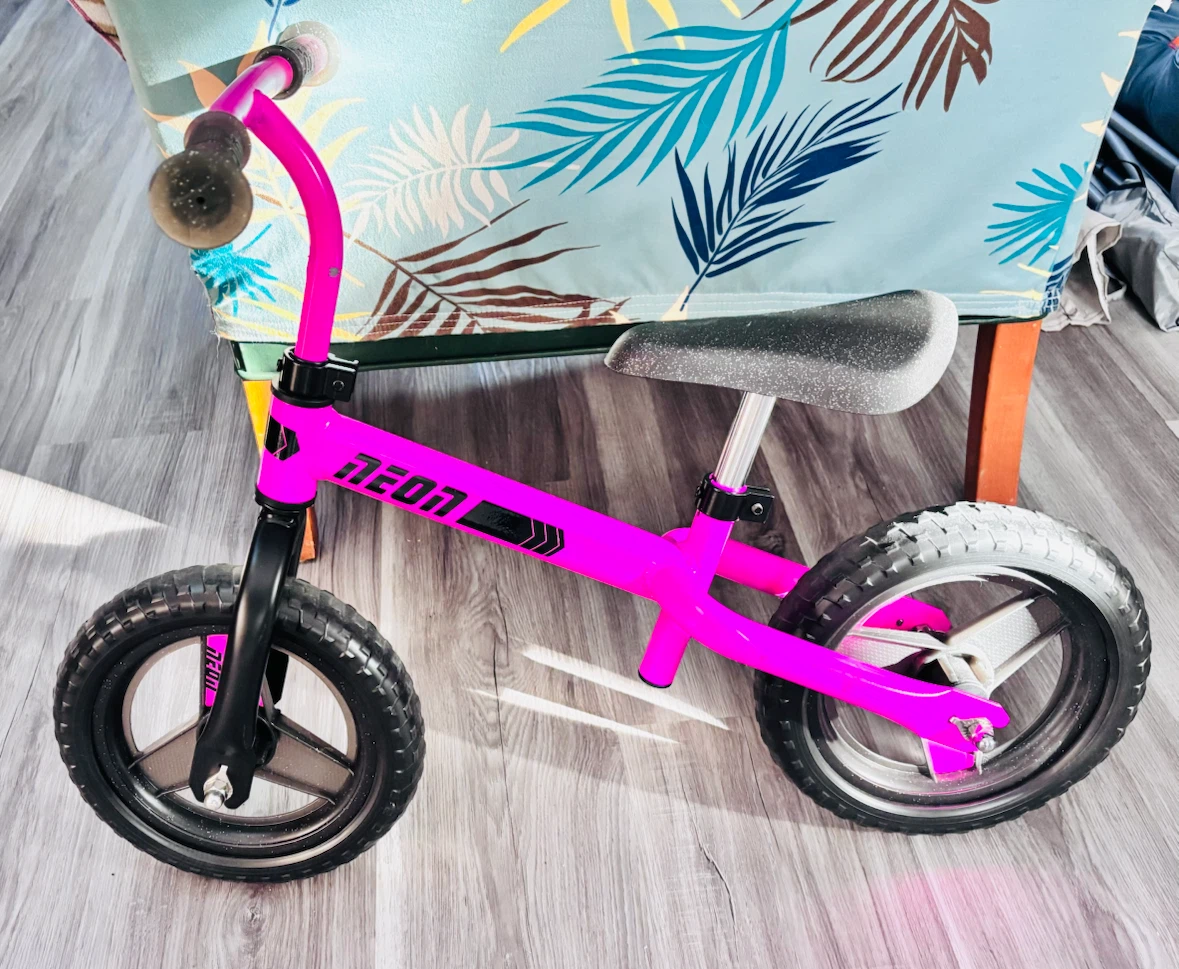 Kids Balance Bike and Helmet Set