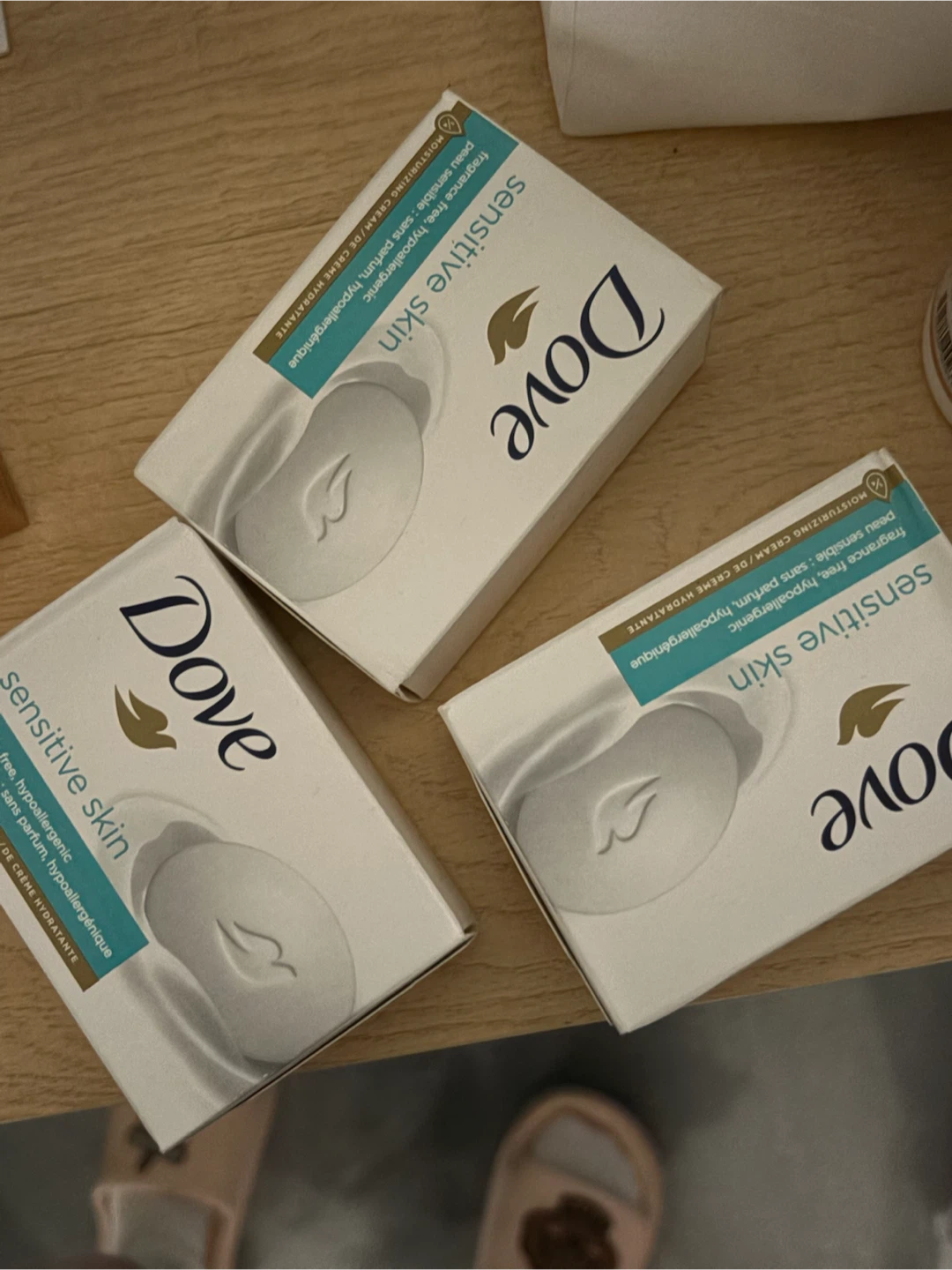 Dove Sensitive Skin Moisturizing Cream Bars (3-pack)