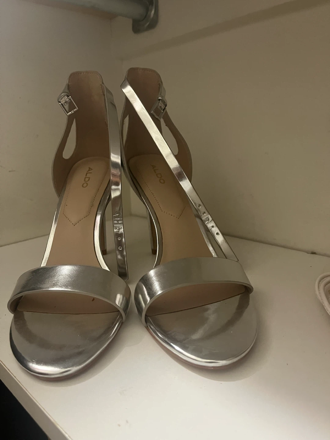 ALDO Silver Heeled Sandals - photo 3