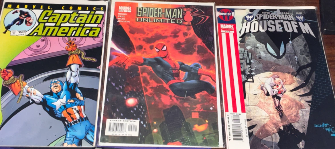 Marvel Comics Lot - Spider-Man, Captain America, Hulk