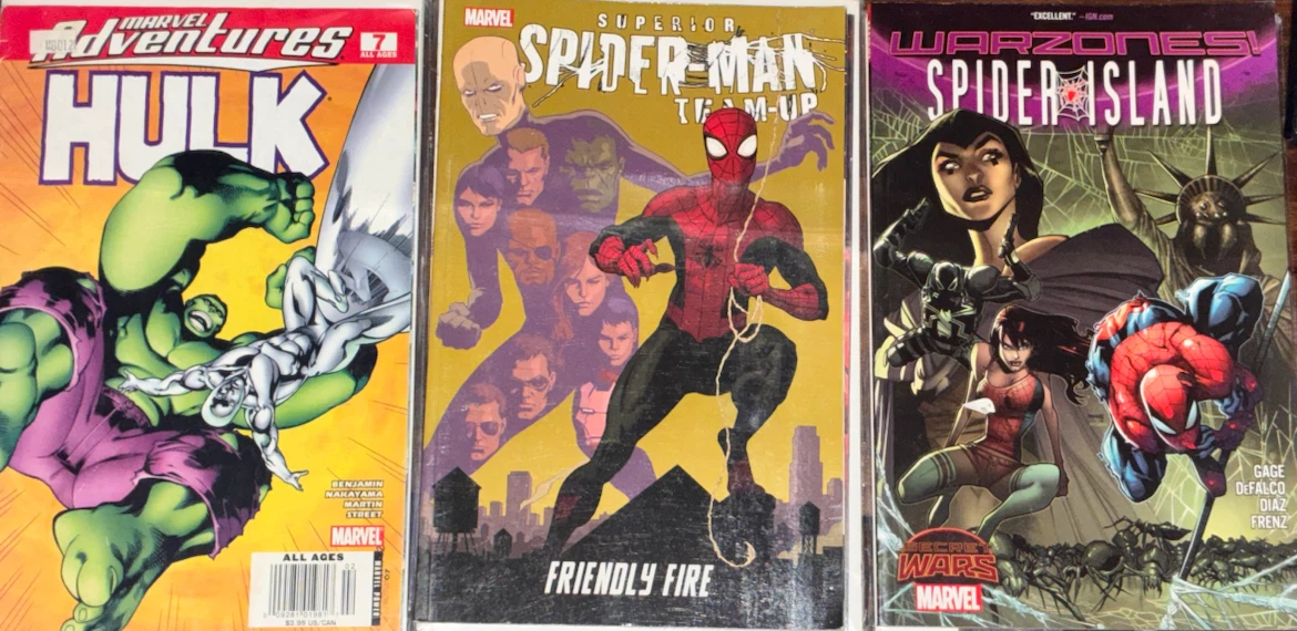 Marvel Comics Lot - Spider-Man, Captain America, Hulk - photo 2