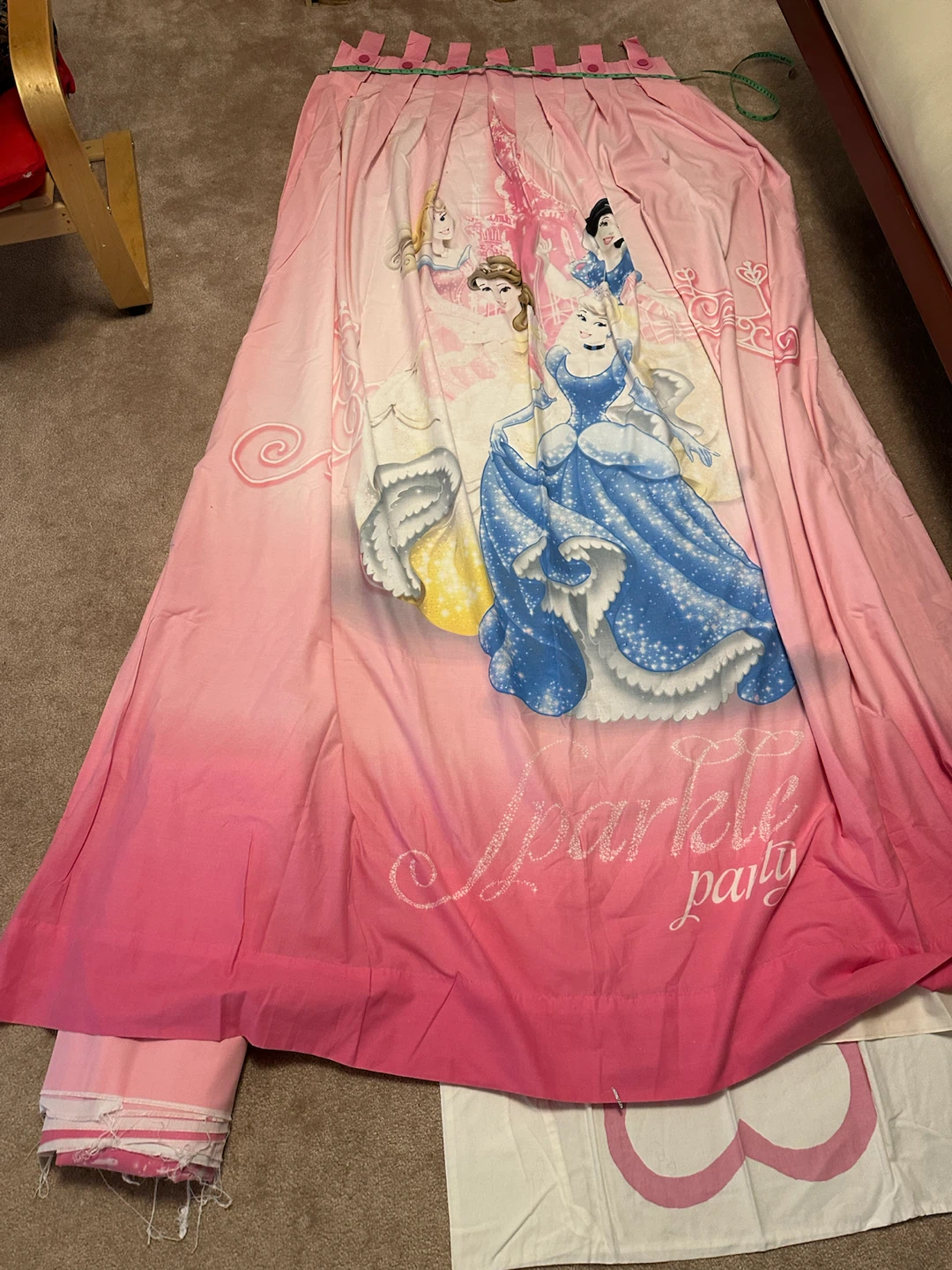 Disney Princesses 2 window drape with Bed Set - photo 2