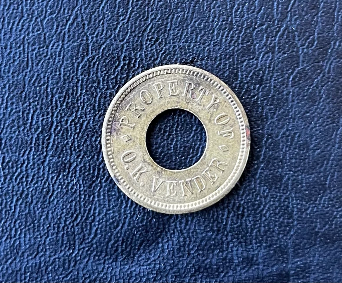 Vintage Token #14 Property Of O.K. Vender - photo 4