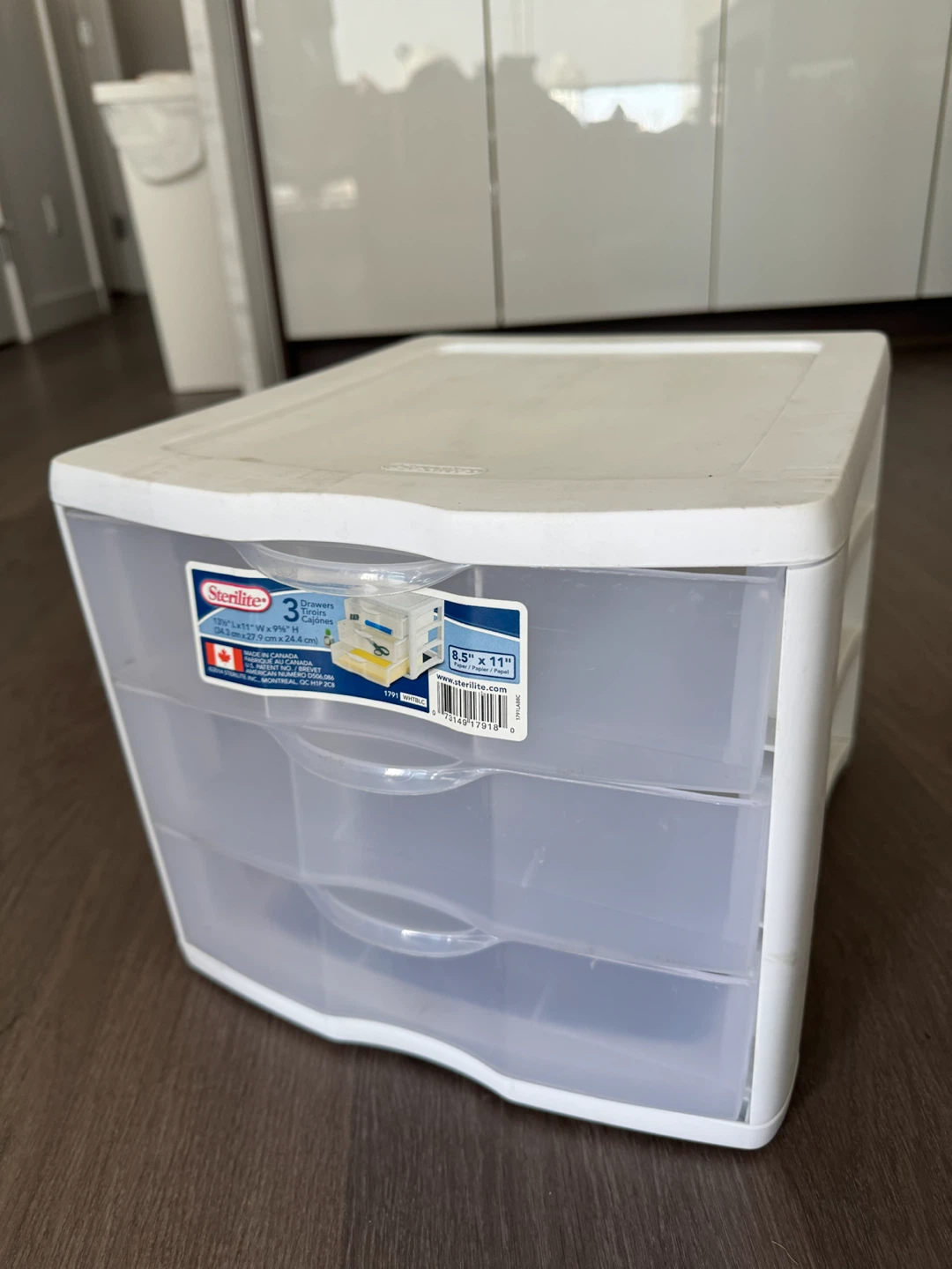 Sterilite 3-Drawer Small Storage Unit