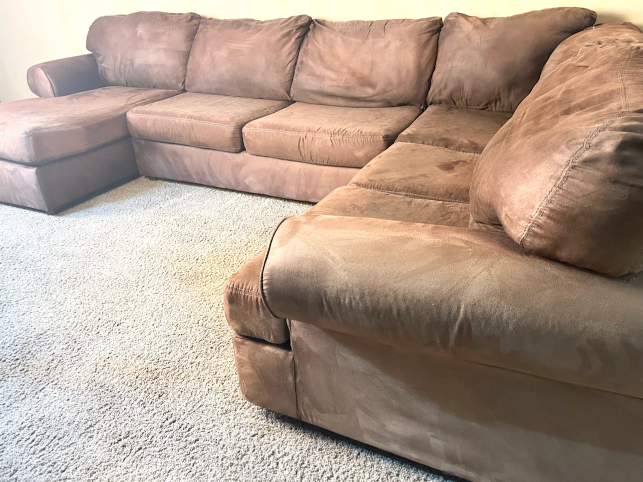 DELIVERY AVAILABLE! 3PC. MICROFIBER SECTIONAL SOFA FOR $400!