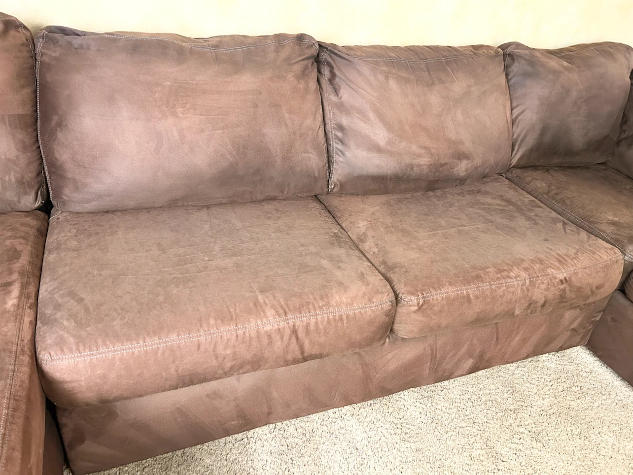 DELIVERY AVAILABLE! 3PC. MICROFIBER SECTIONAL SOFA FOR $400! - photo 3