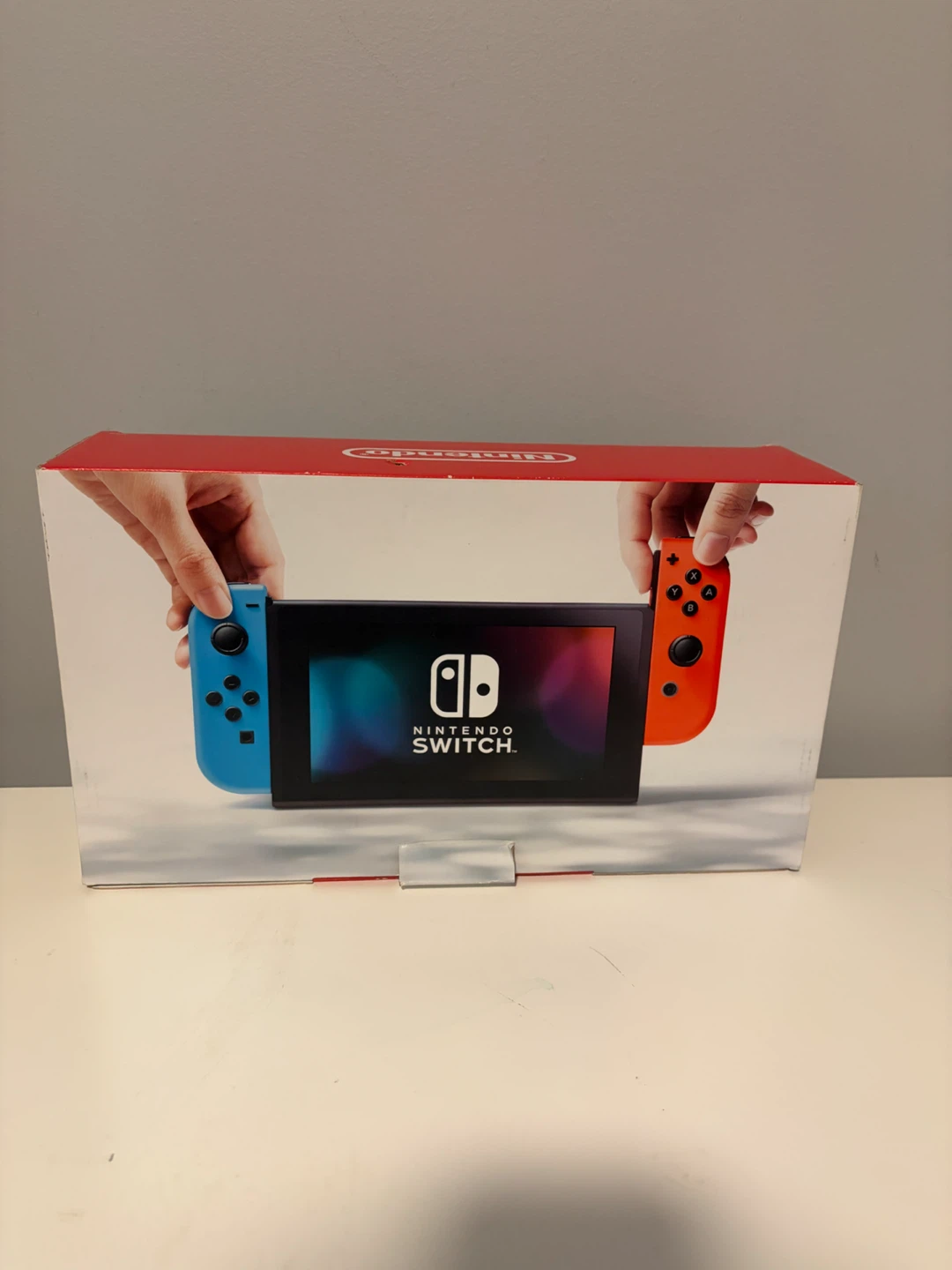 Nintendo Switch Console with Neon Blue and Red Joy-Cons - photo 4