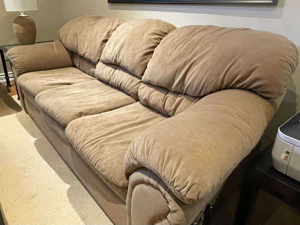 Sofa love seat and tv