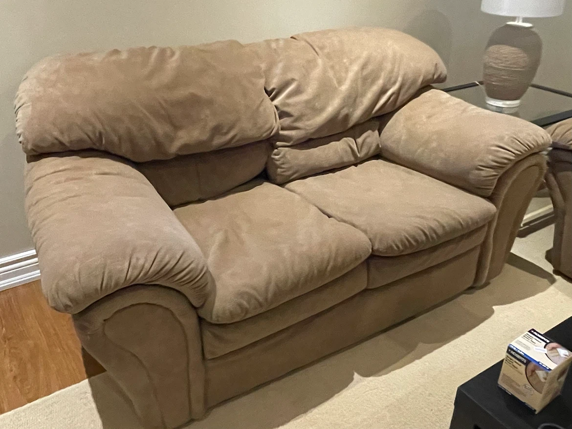 Sofa love seat and tv - photo 2