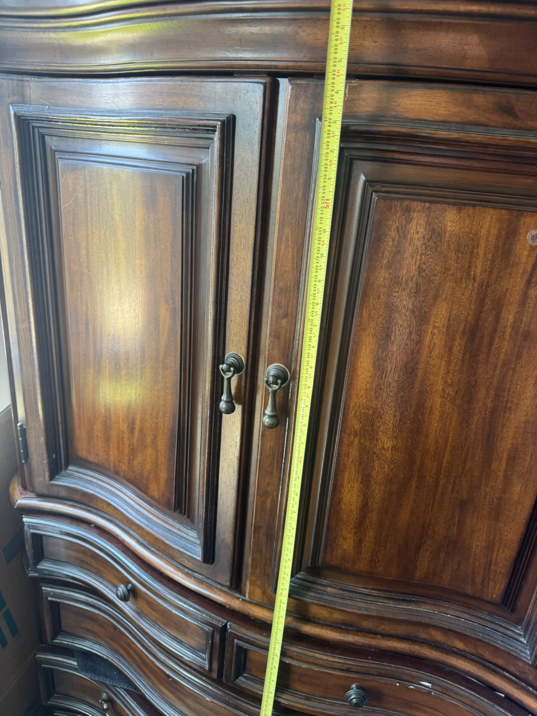 🆓 FREE Solid Wood Armoire / Entertainment Cabinet – Pickup Only! - photo 2