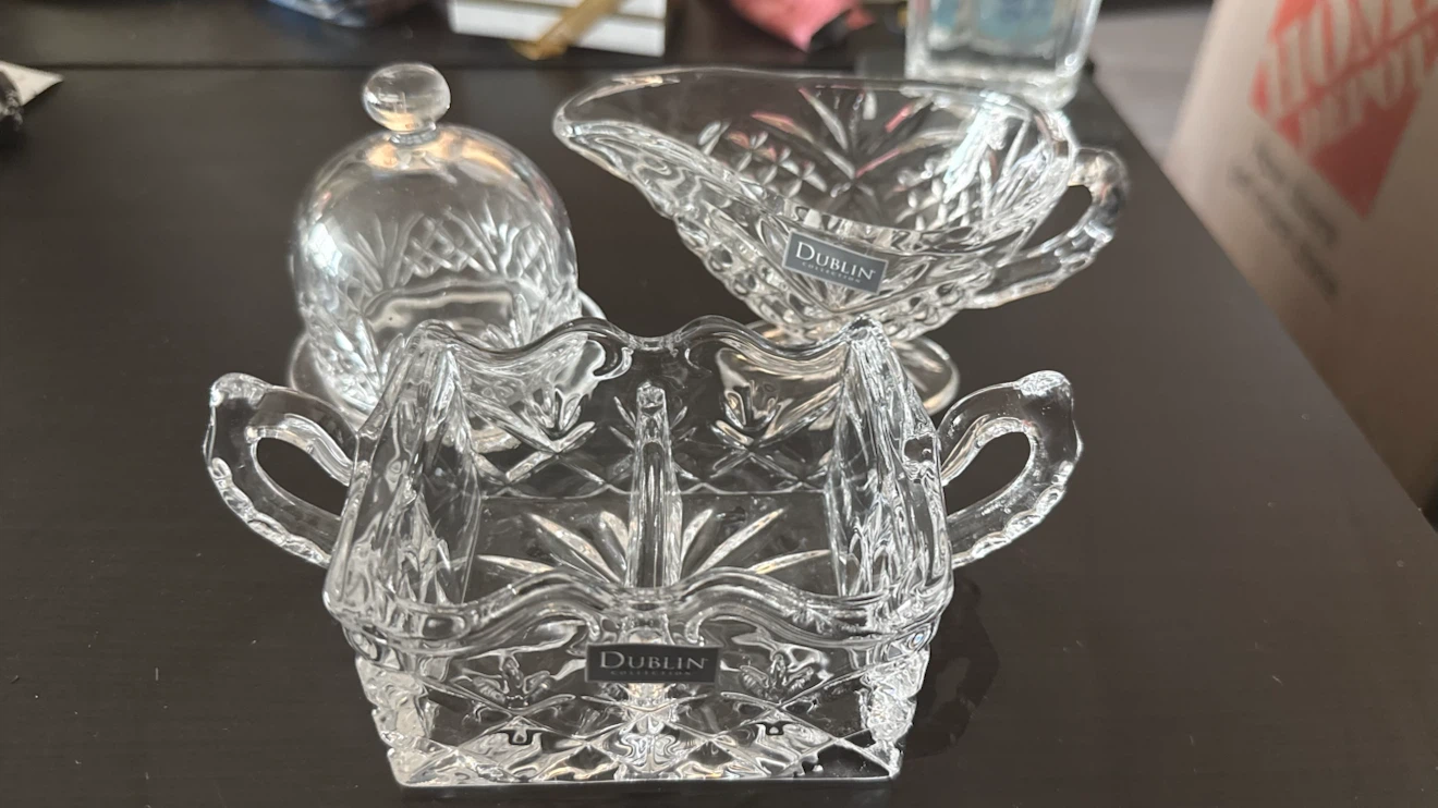 Crystal glassware