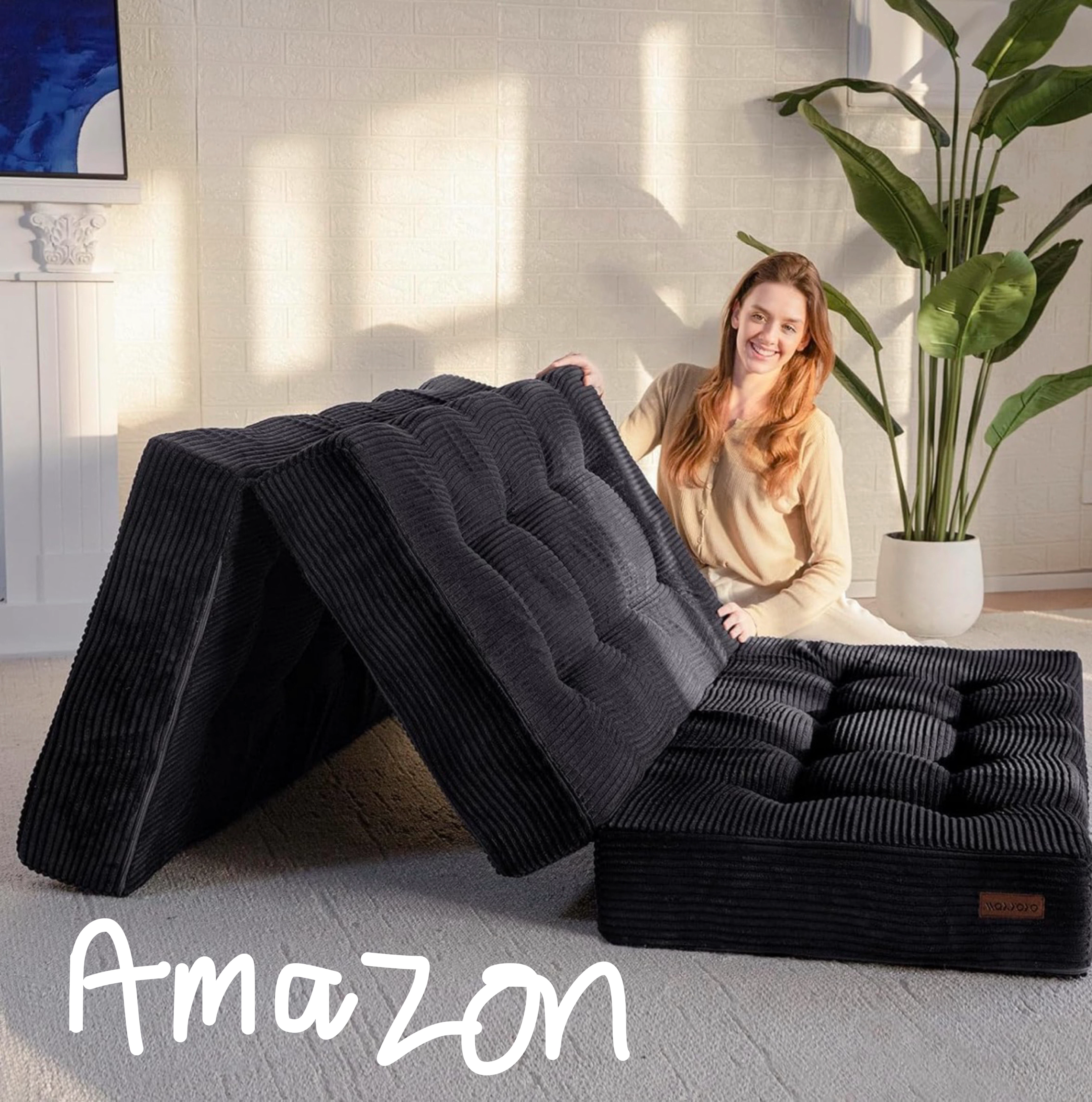 Tri-Foldable Futon Mattress - QUEEN SIZE - photo 4