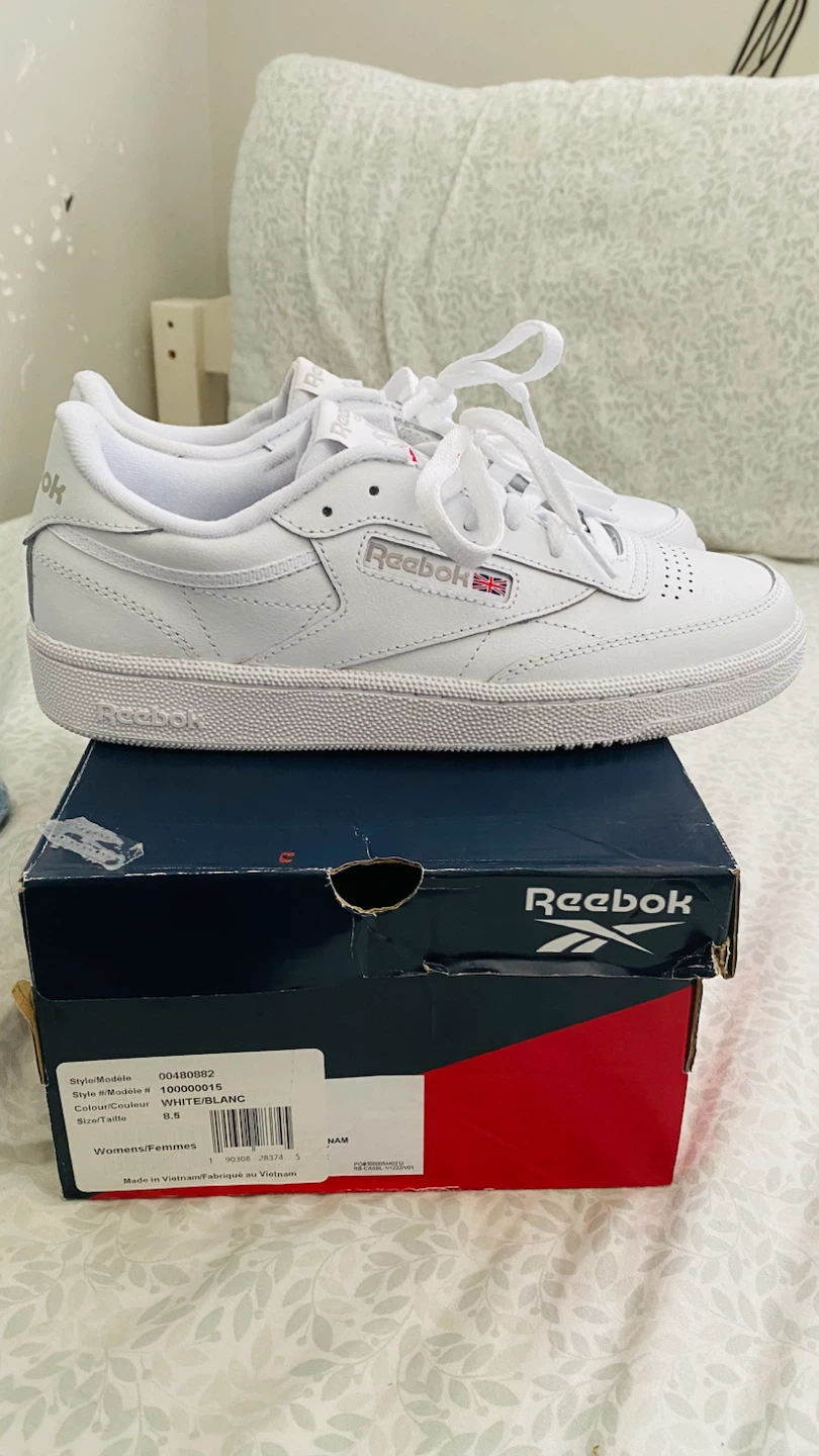 Reebok Club C 85 White Women's Shoes