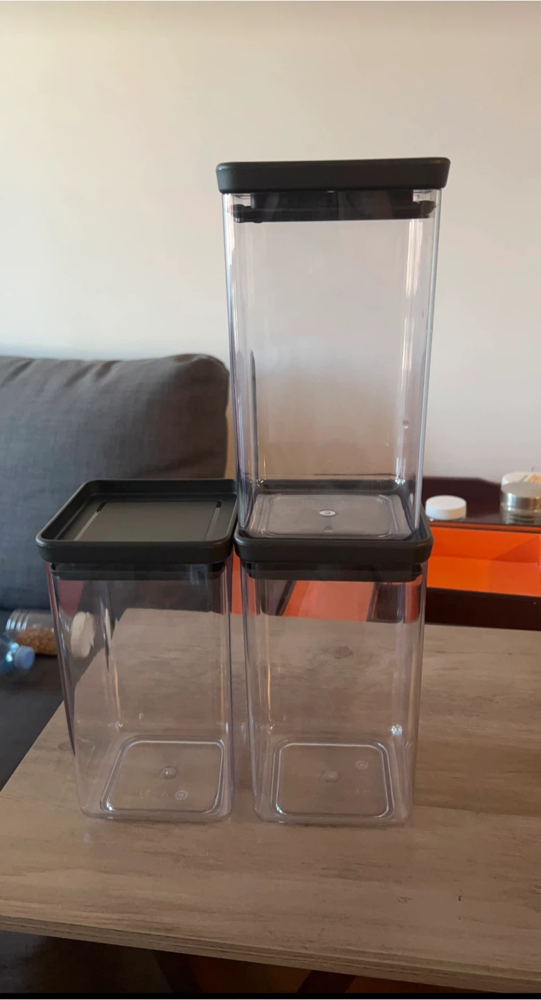 Clear Food Storage Containers with Lids - photo 3