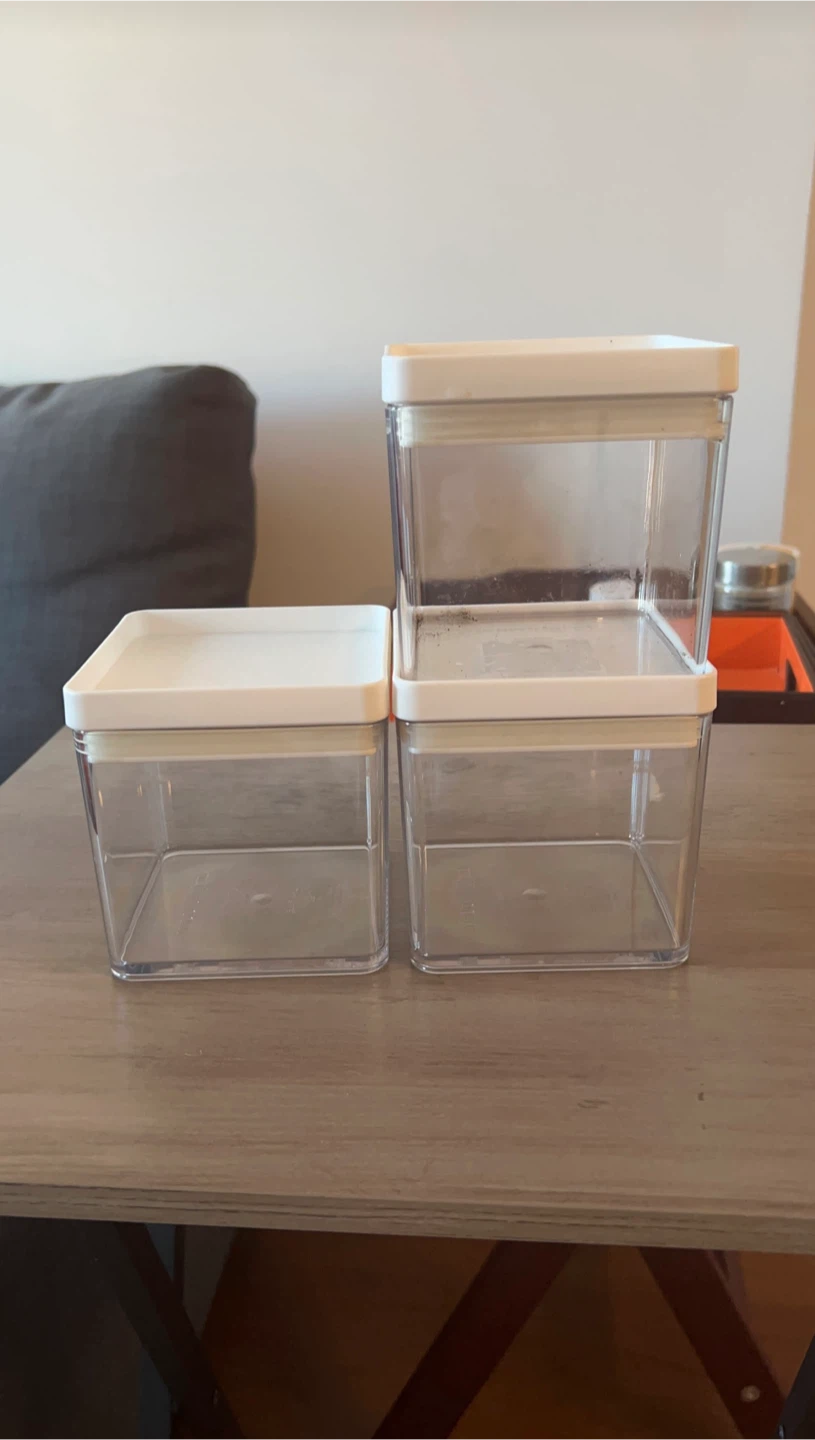 Clear Food Storage Containers with Lids - photo 4