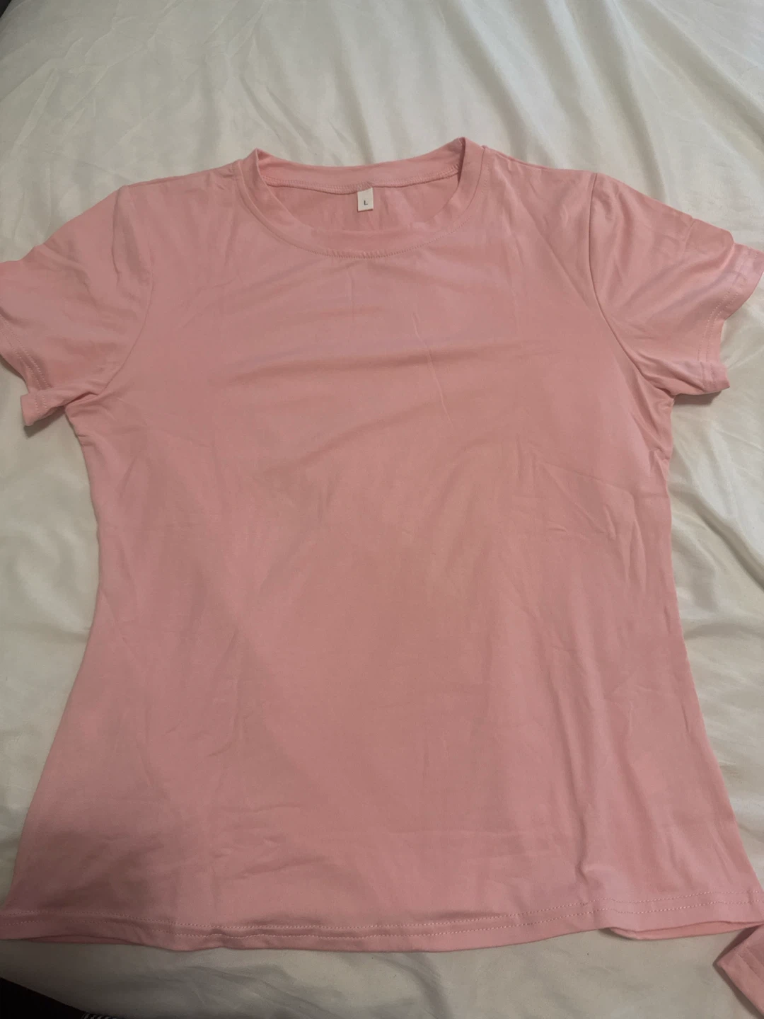 Pink T-Shirt and Shorts Set Size L - photo 4