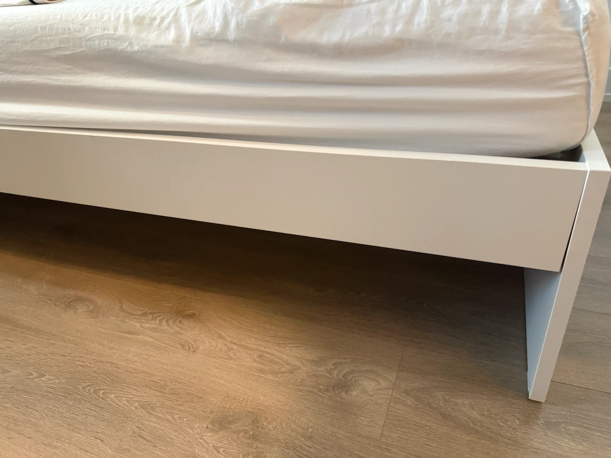 VIHALS Bed frame, white, Queen - photo 2