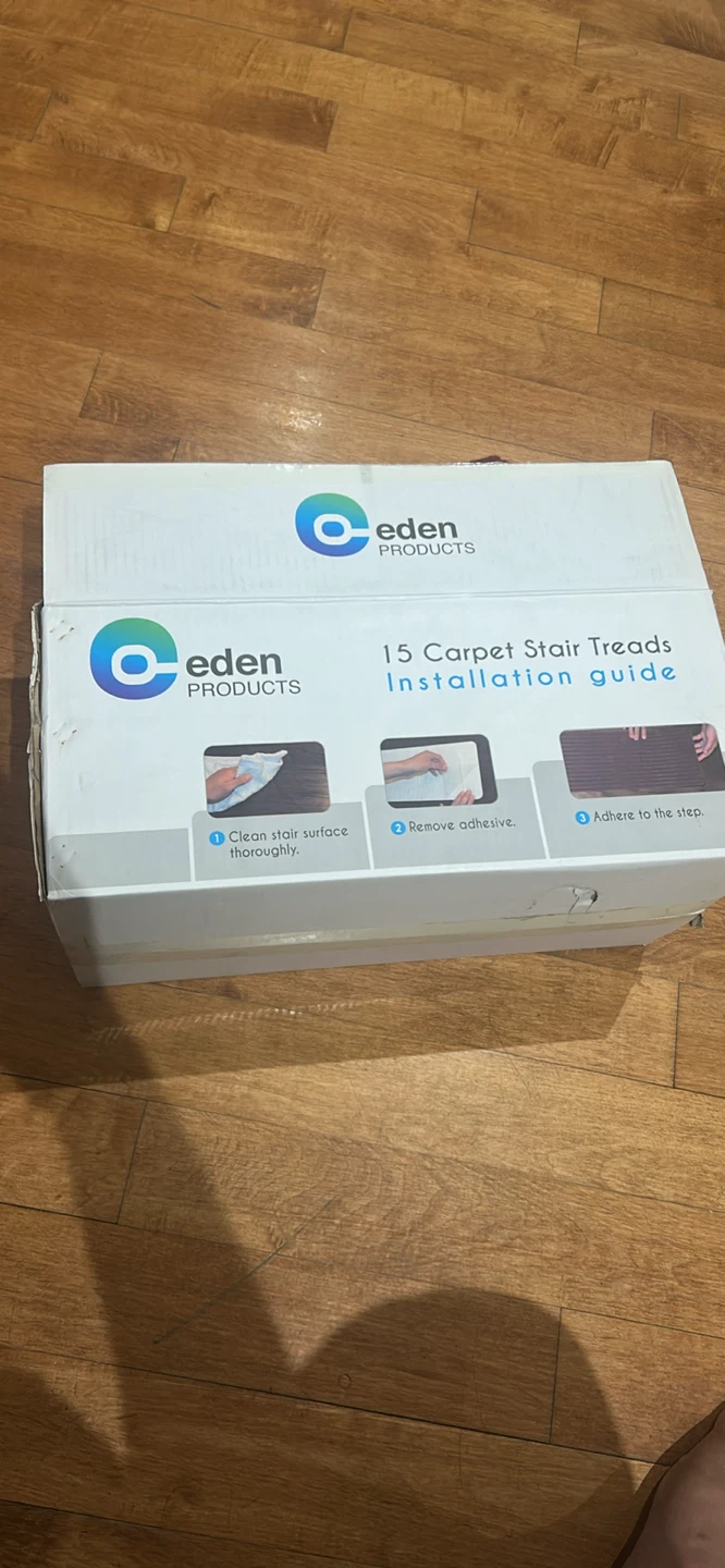 Eden Products 15 Carpet Stair Treads - Red 30" x 8" - photo 2