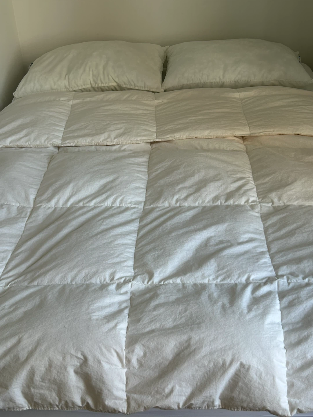 IKEA FJÄLLARNIKA Queen Warm Down Duvet + 2 VILDKORN  Pillows