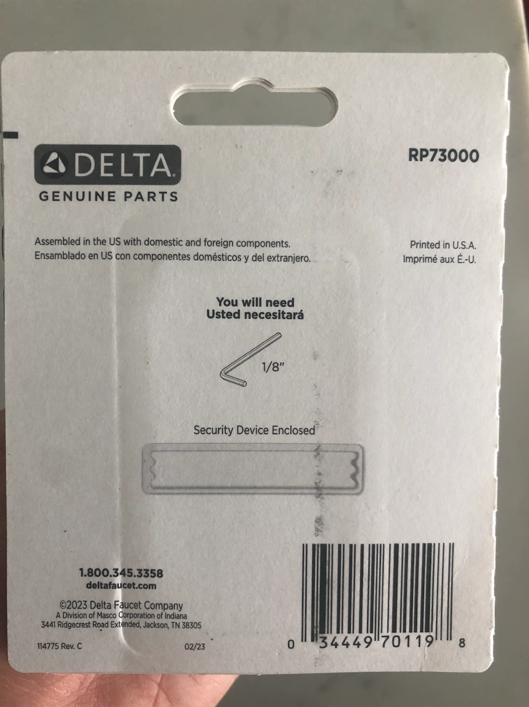 Delta RP73000 Diamond Valve Replacement Part - photo 3
