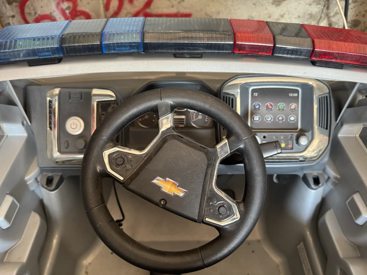 Chevrolet Silverado Police Ride-On Toy Truck