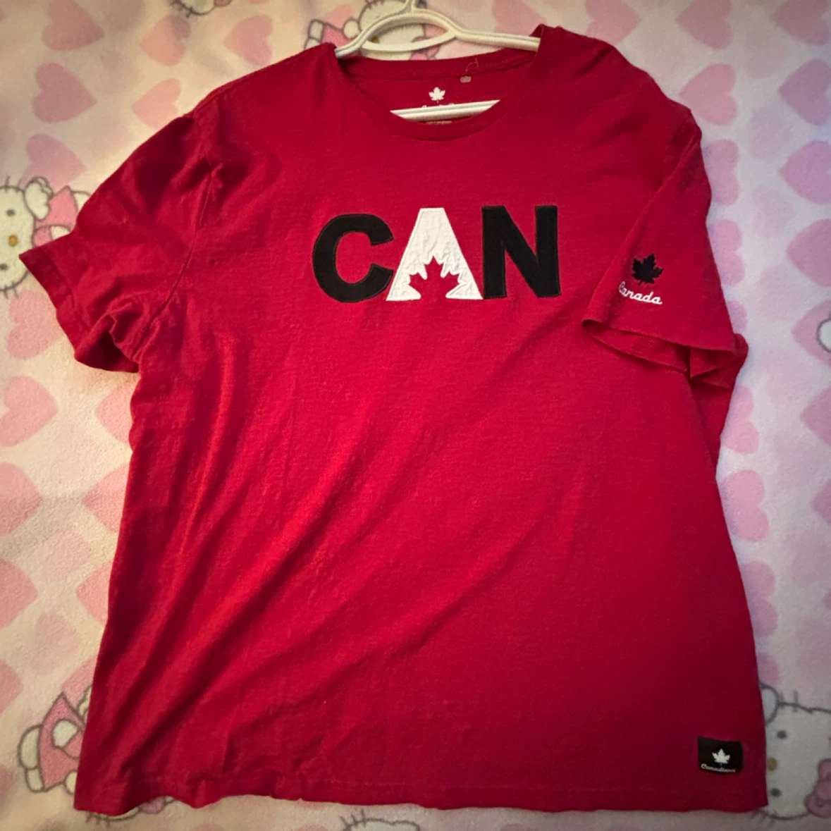 Canadiana - "CAN" T-Shirt - *Size Men XL/Red* - photo 2