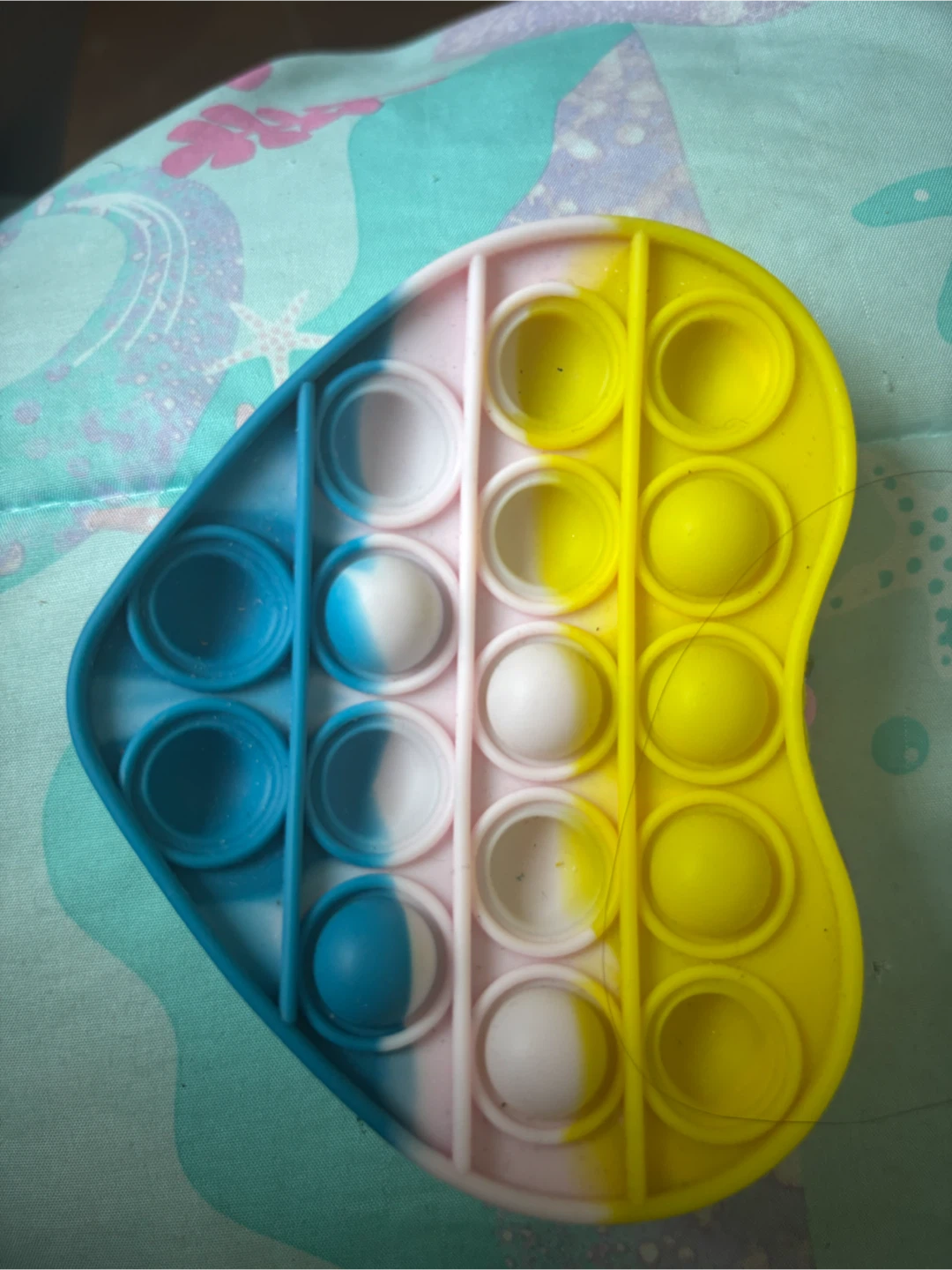 Heart-Shaped Fidget Toy with Zipper Pouch - photo 2