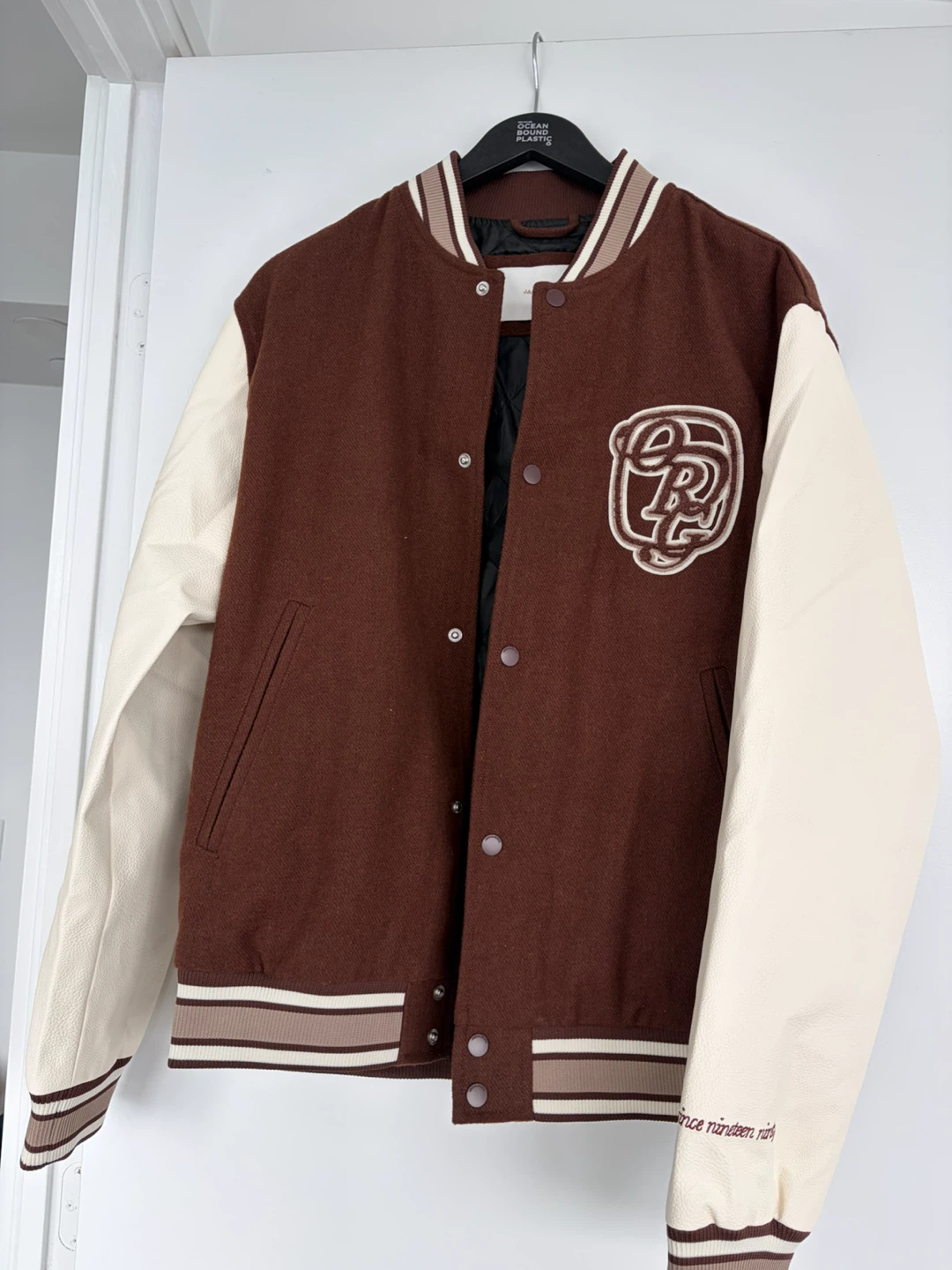 Jack & Jones Brown Varsity Jacket