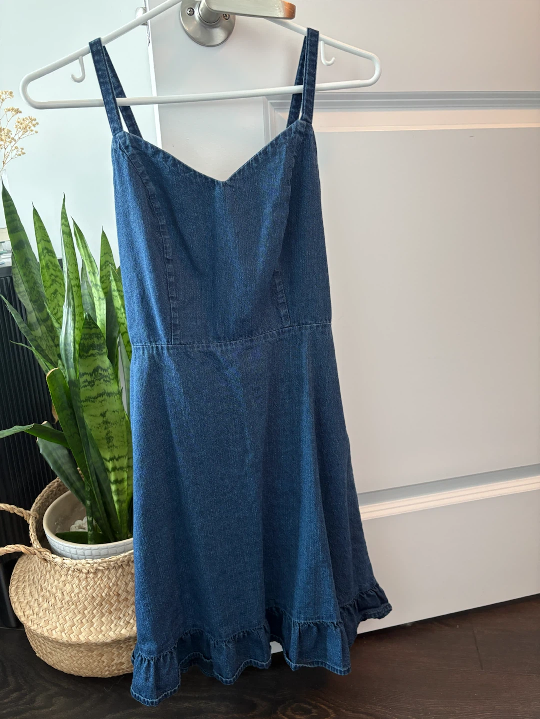 Old Navy Denim Smocked Dress - XS