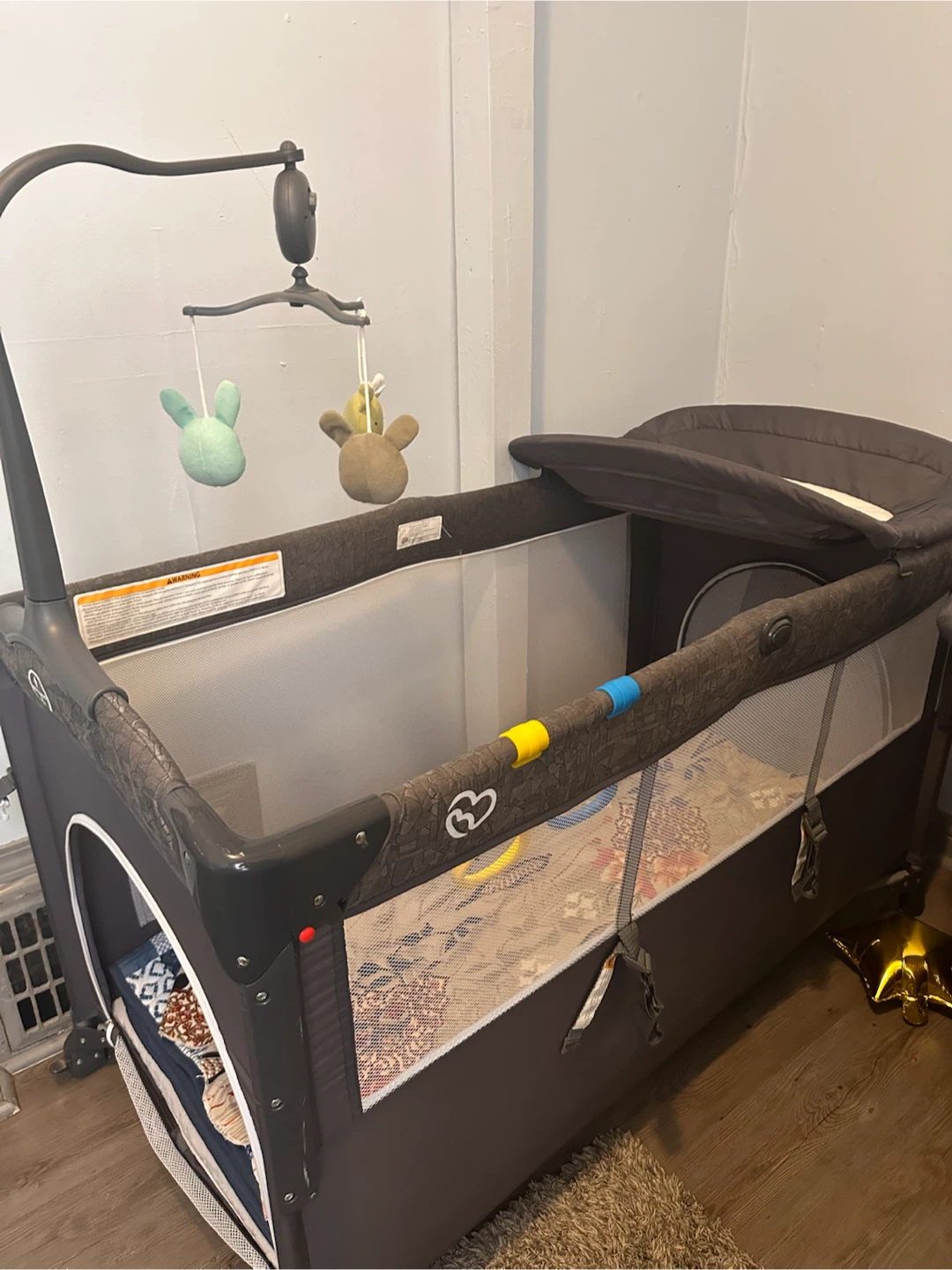 BabyBond Baby Bassinet Bedside Crib