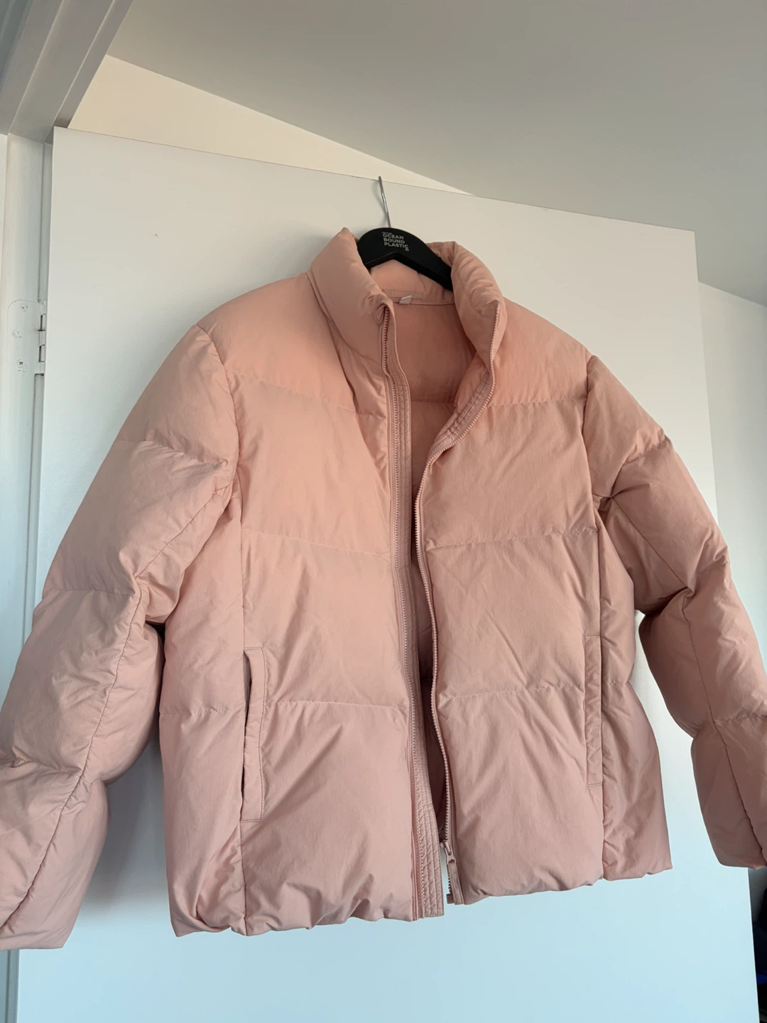 Uniqlo kids 13 Pink puffer jacket