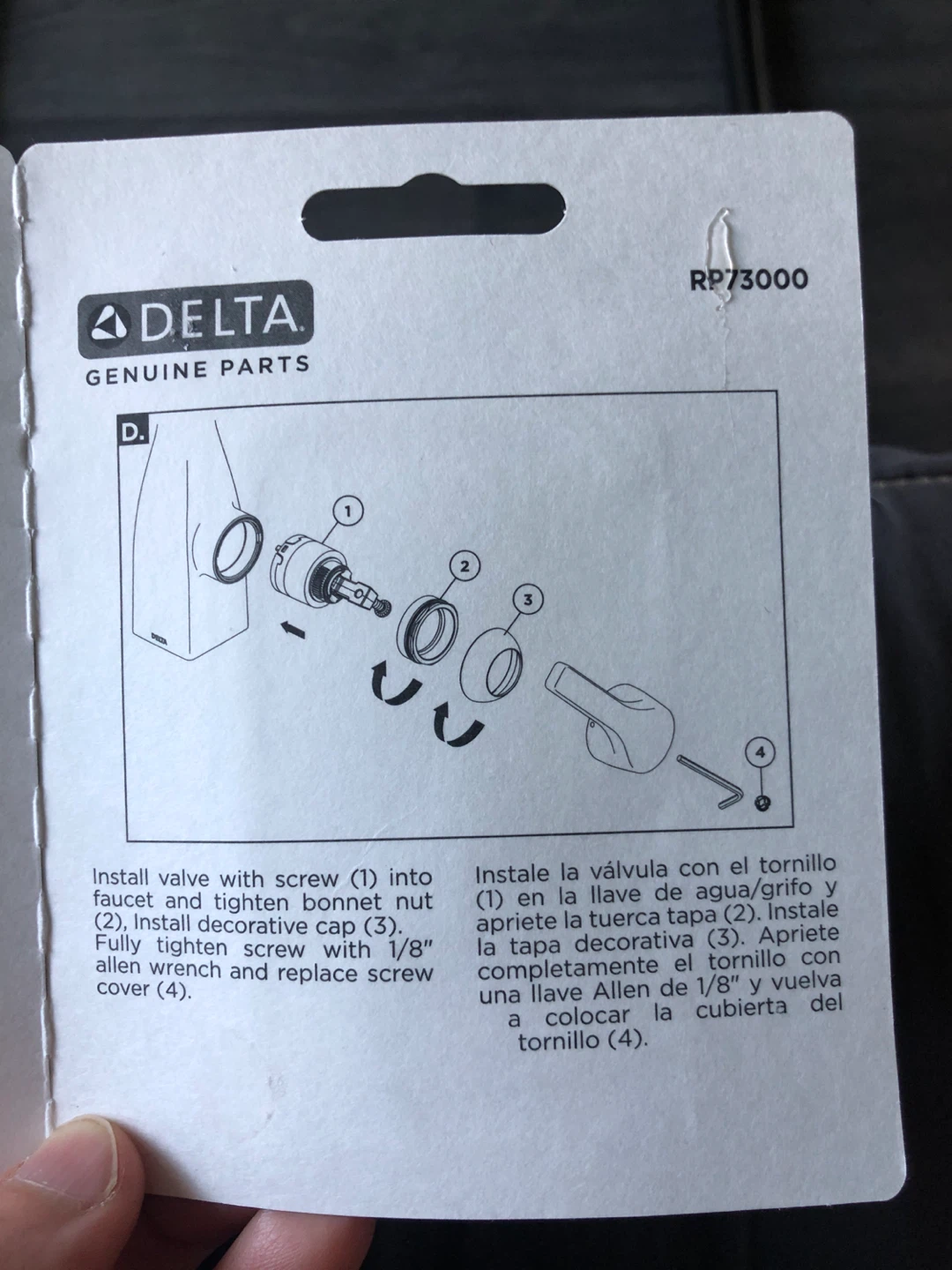 Delta RP73000 Diamond Valve Replacement Part - photo 5