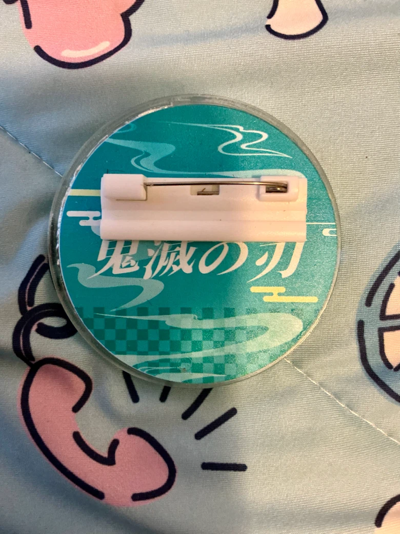 Demon Slayer Muichiro Tokito glitter shaker pin - photo 2