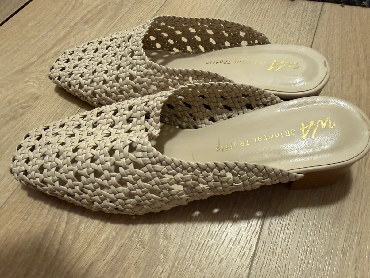 Oriental Traffic Woven Mule Flats - photo 3