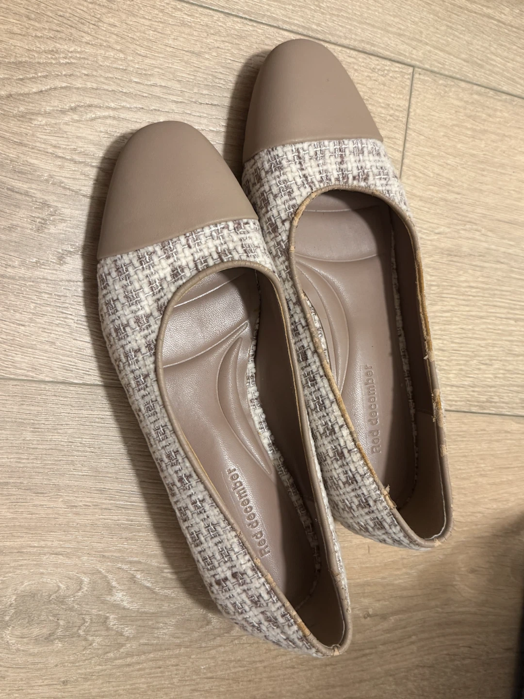 Women's Tweed Cap Toe Flats - photo 3