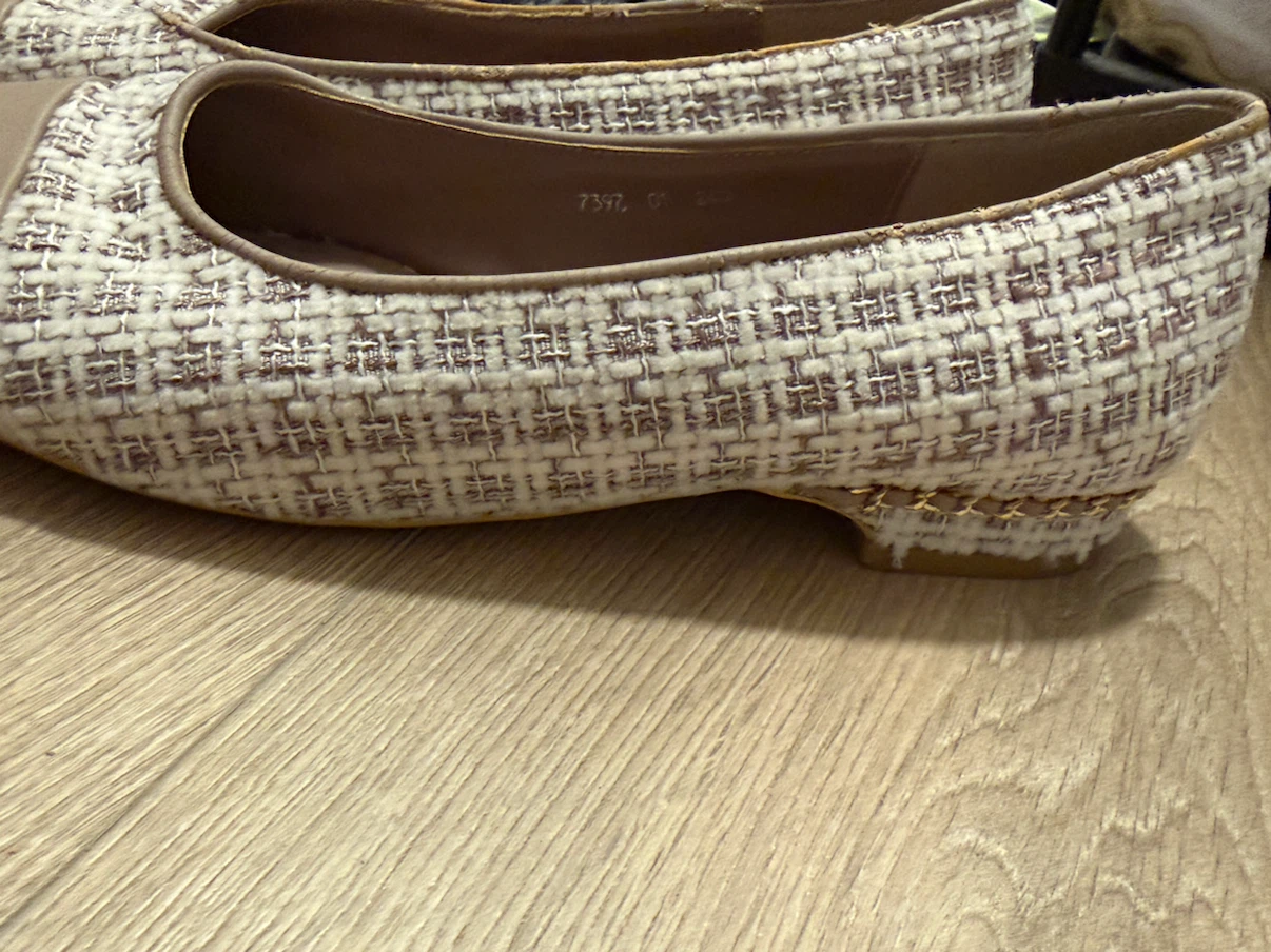 Women's Tweed Cap Toe Flats - photo 4