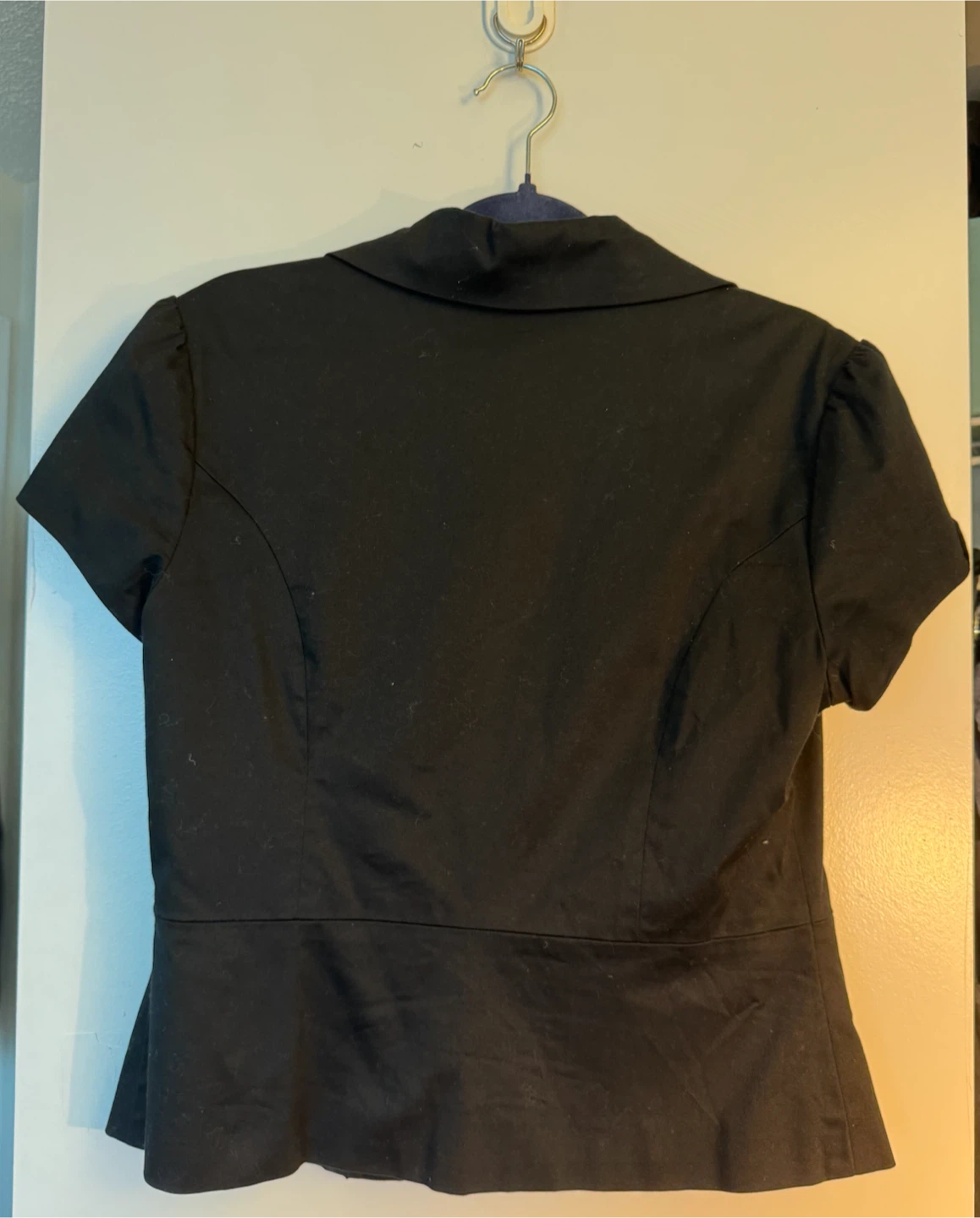 vintage shortsleeve black blazer - photo 4