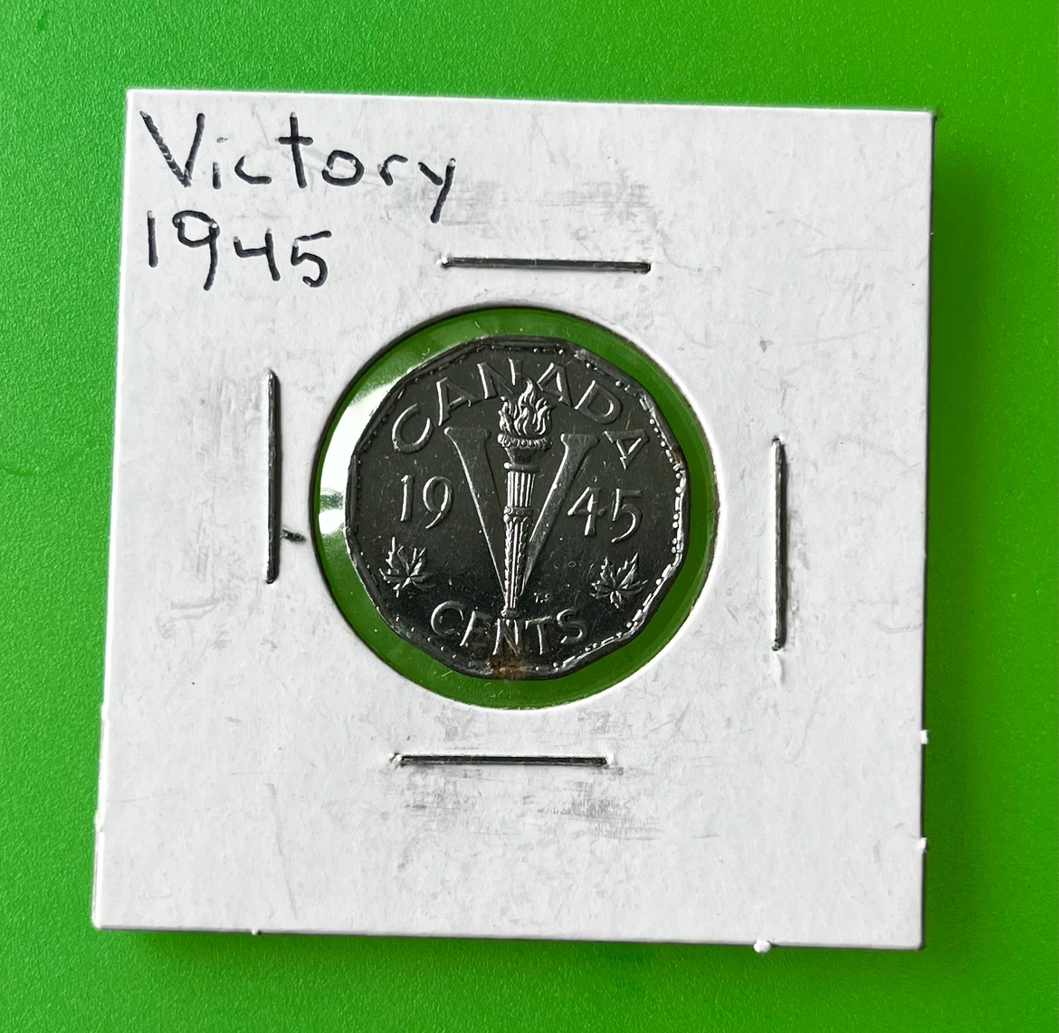 1945 Canadian Victory Nickel